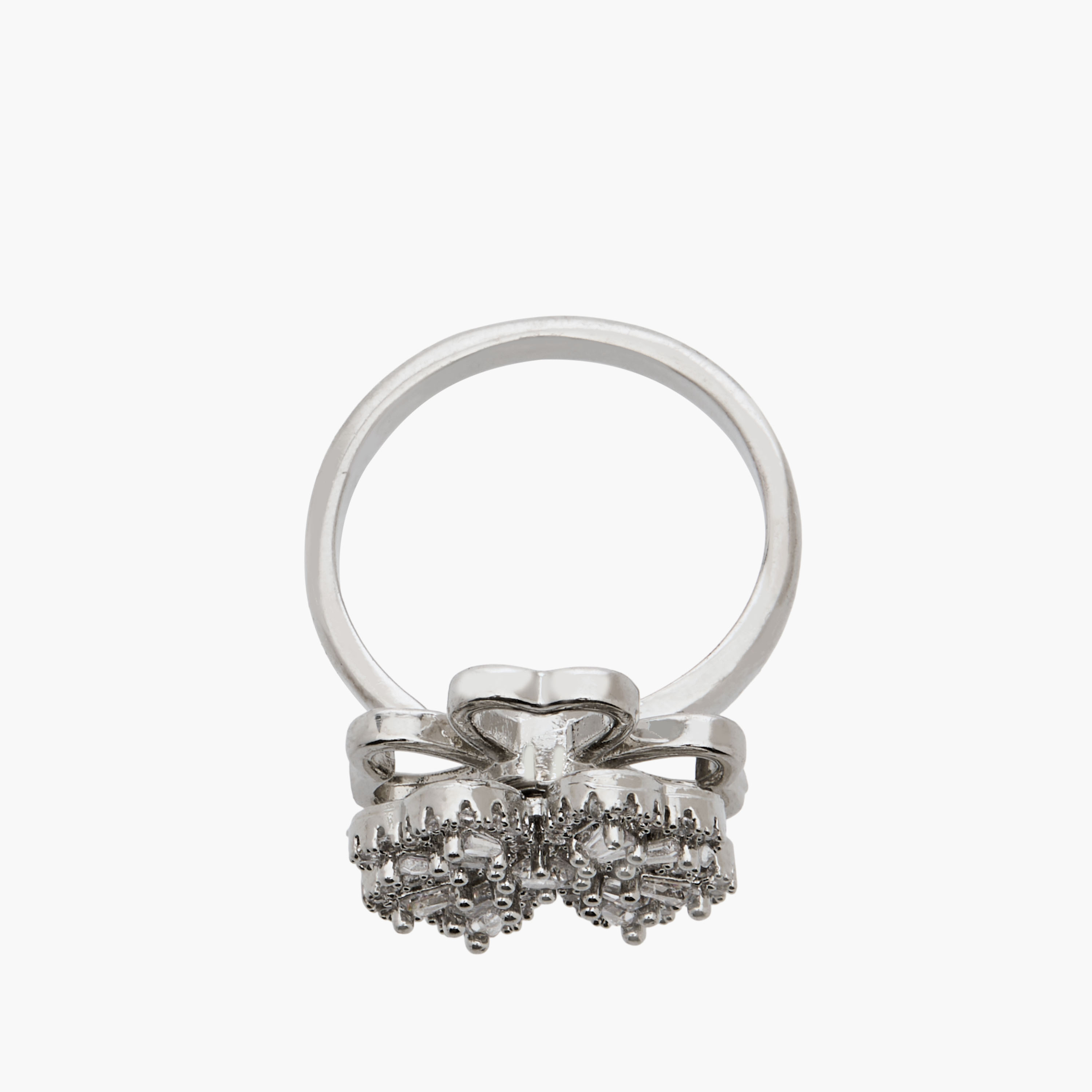 خاتم معدن بزينة زيركون مكعب-women-watchesandjewellery-jewellery-rings-image-2