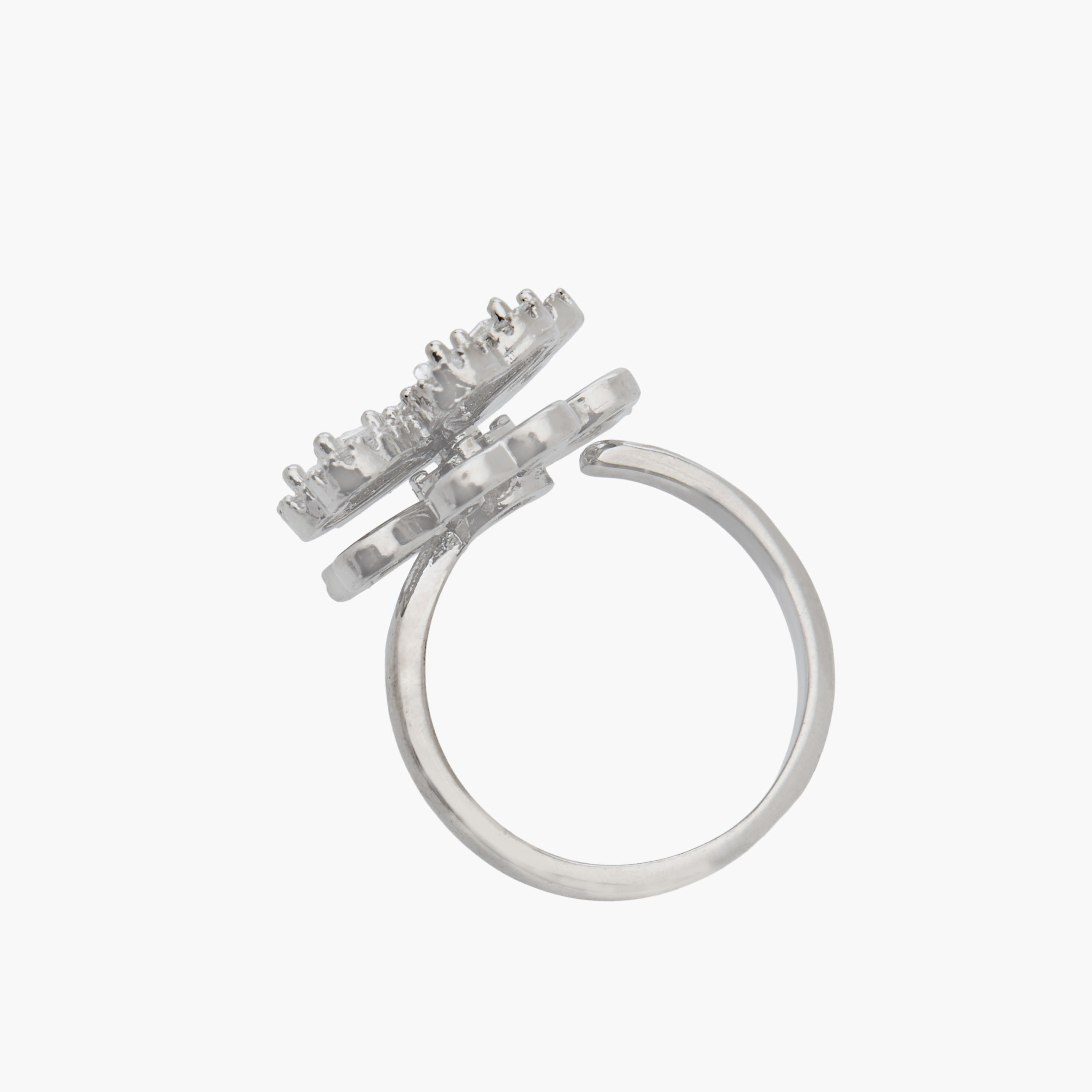 خاتم معدن بزينة زيركون مكعب-women-watchesandjewellery-jewellery-rings-image-3