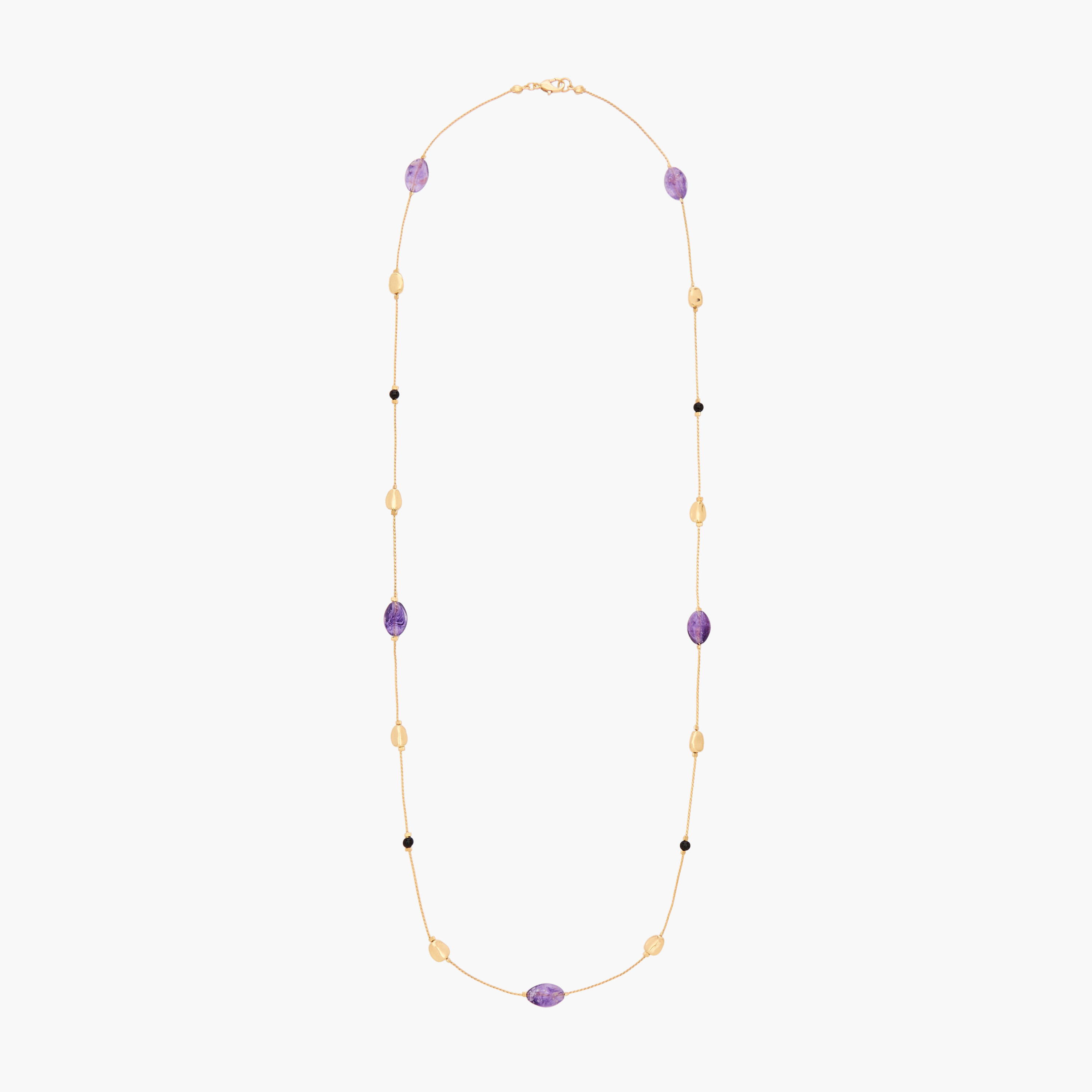 Gold Tone Necklace with Beads-women-watchesandjewellery-jewellery-necklacesandpendants-image-2