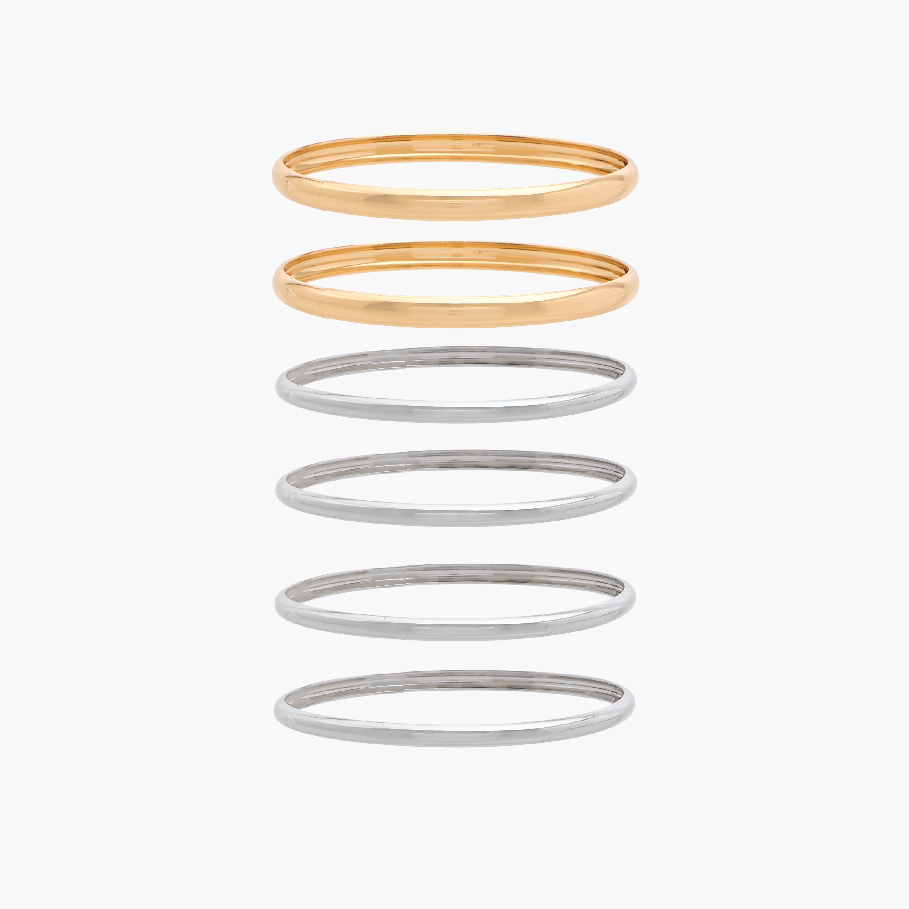 أساور معدن - عبوة 6 قطع-women-watchesandjewellery-jewellery-banglesandbracelets-image-1