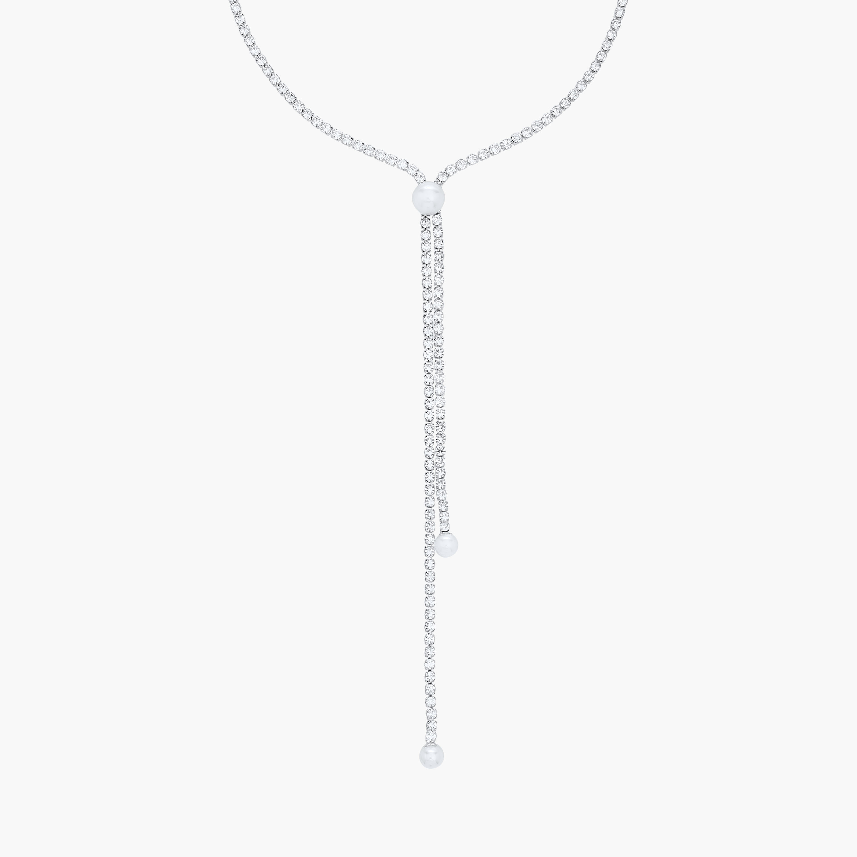 عقد لاريت معدني بتصميم مزيّن بالأحجار-women-watchesandjewellery-jewellery-necklacesandpendants-image-2
