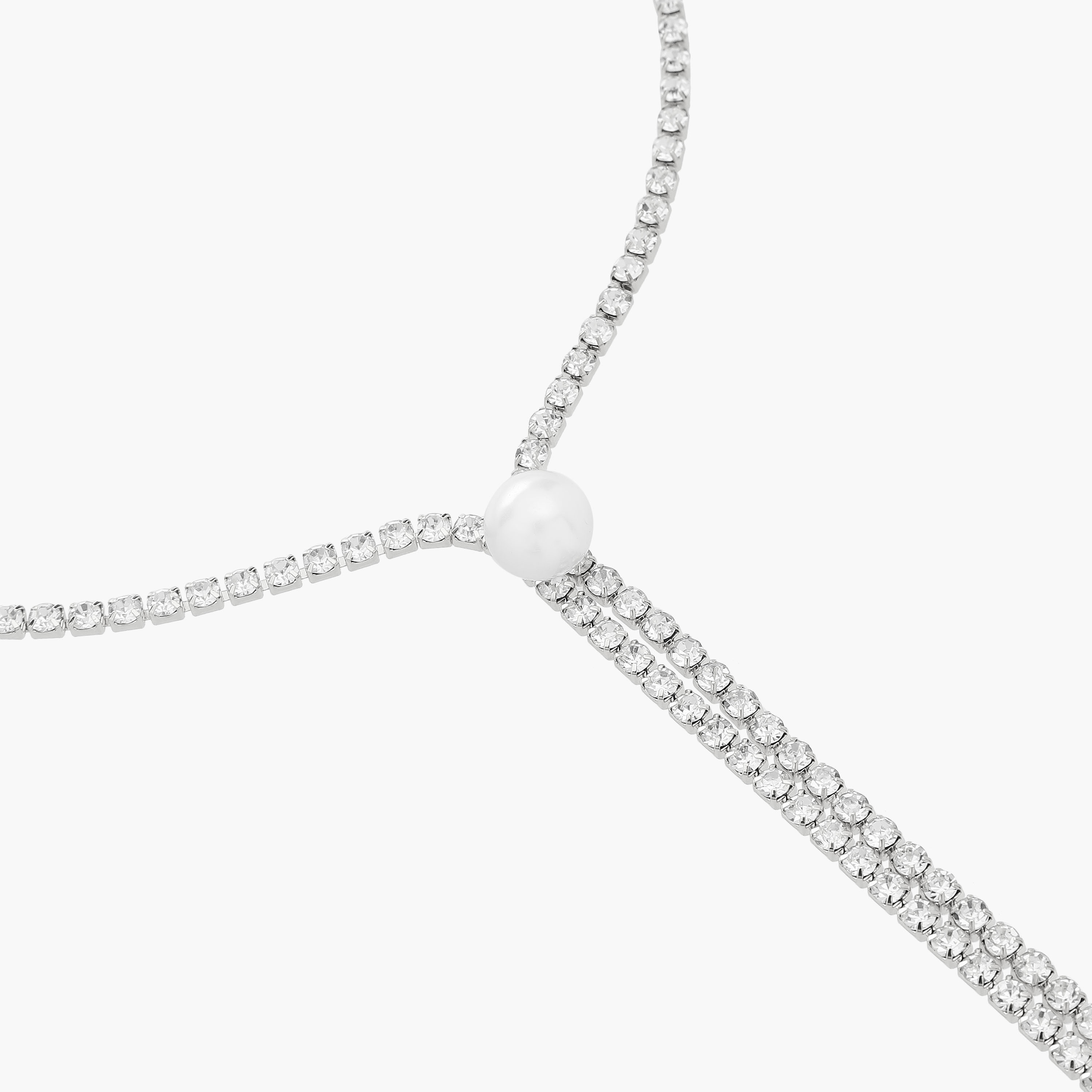 عقد لاريت معدني بتصميم مزيّن بالأحجار-women-watchesandjewellery-jewellery-necklacesandpendants-image-3