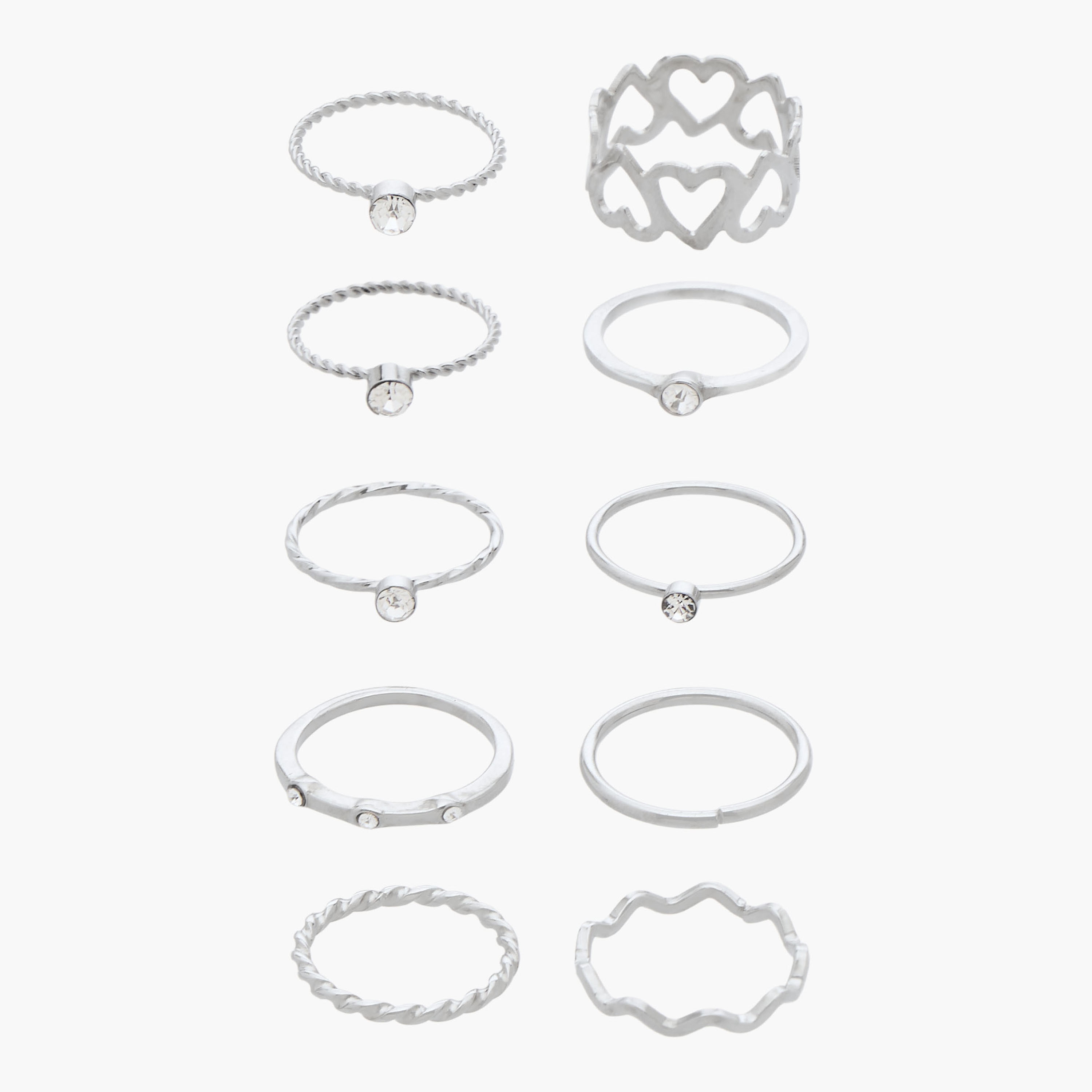 Pack of 10 Assorted Metal Ring-women-watchesandjewellery-jewellery-rings-image-1