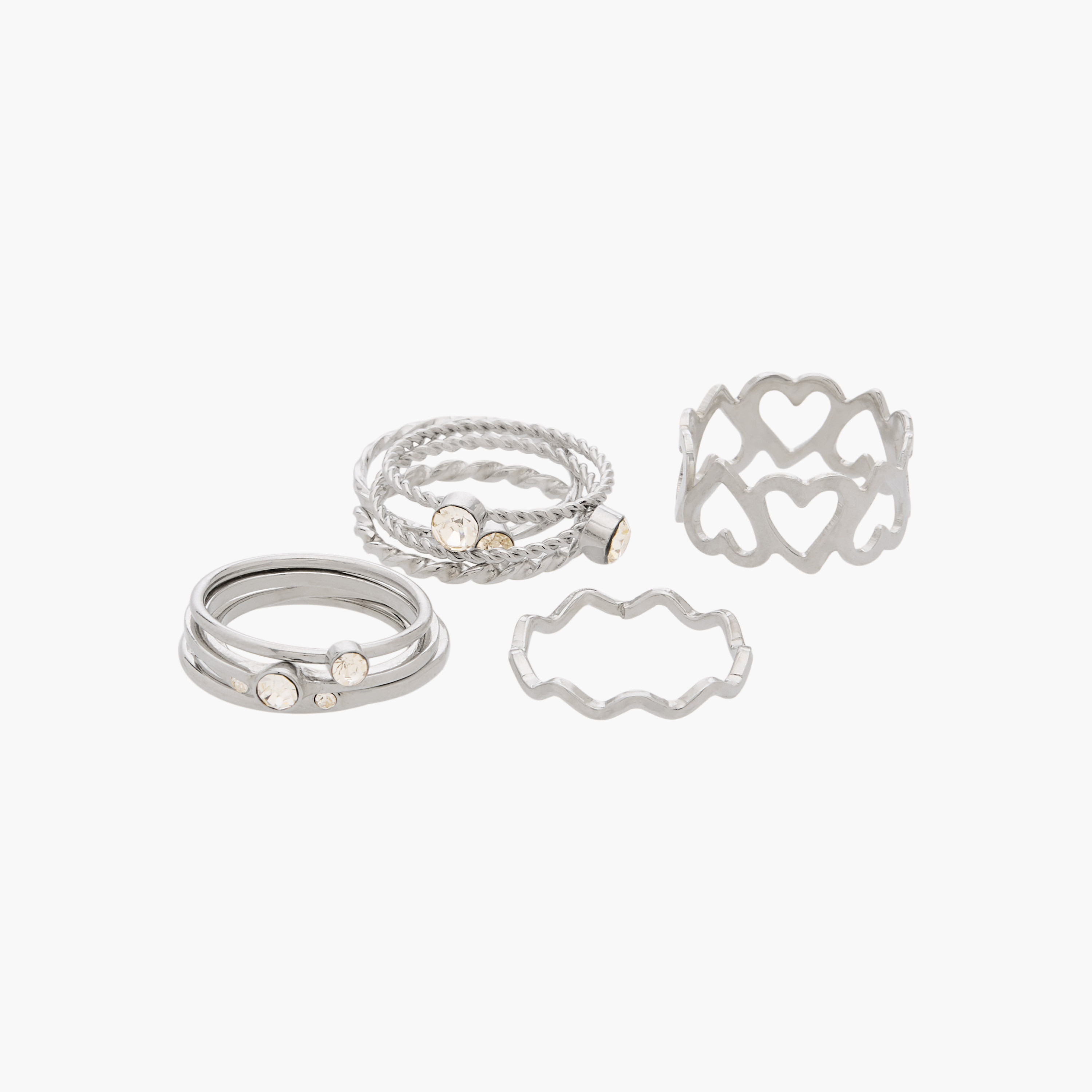 Pack of 10 Assorted Metal Ring-women-watchesandjewellery-jewellery-rings-image-2