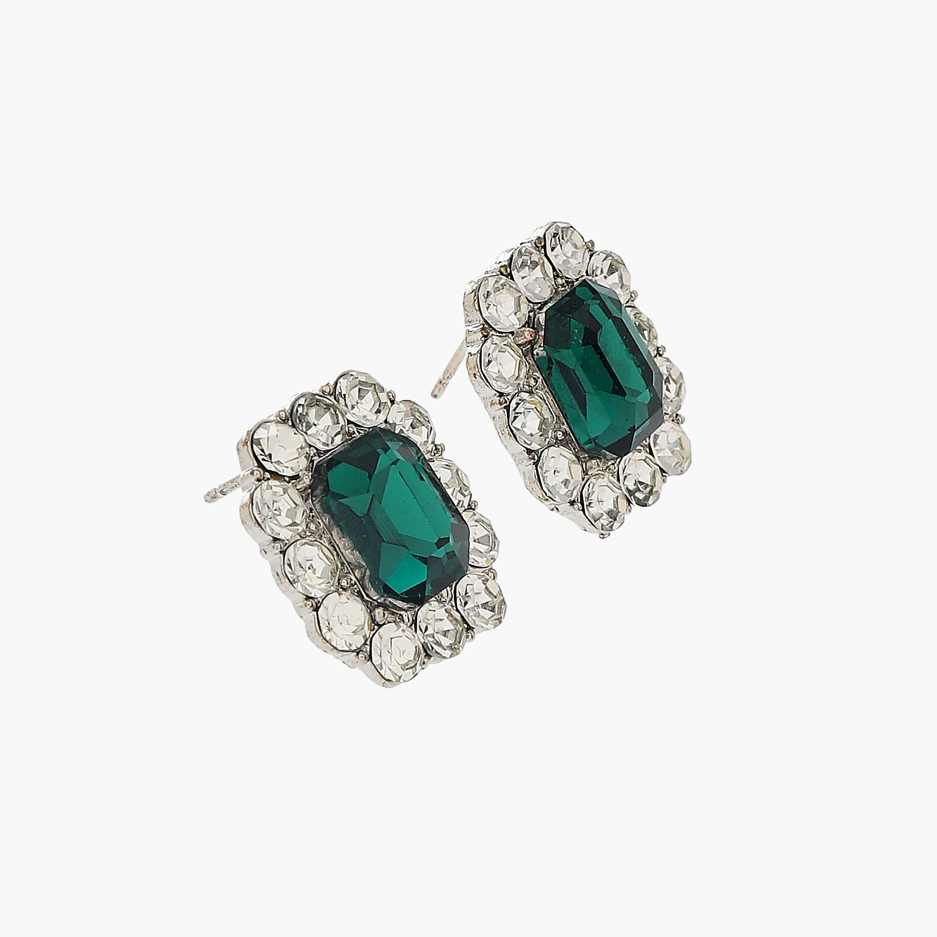 خاتم وحلق وعقد معدن بتزيينات ماسية - طقم من 3 قطع-women-watchesandjewellery-jewellery-jewellerysets-image-5