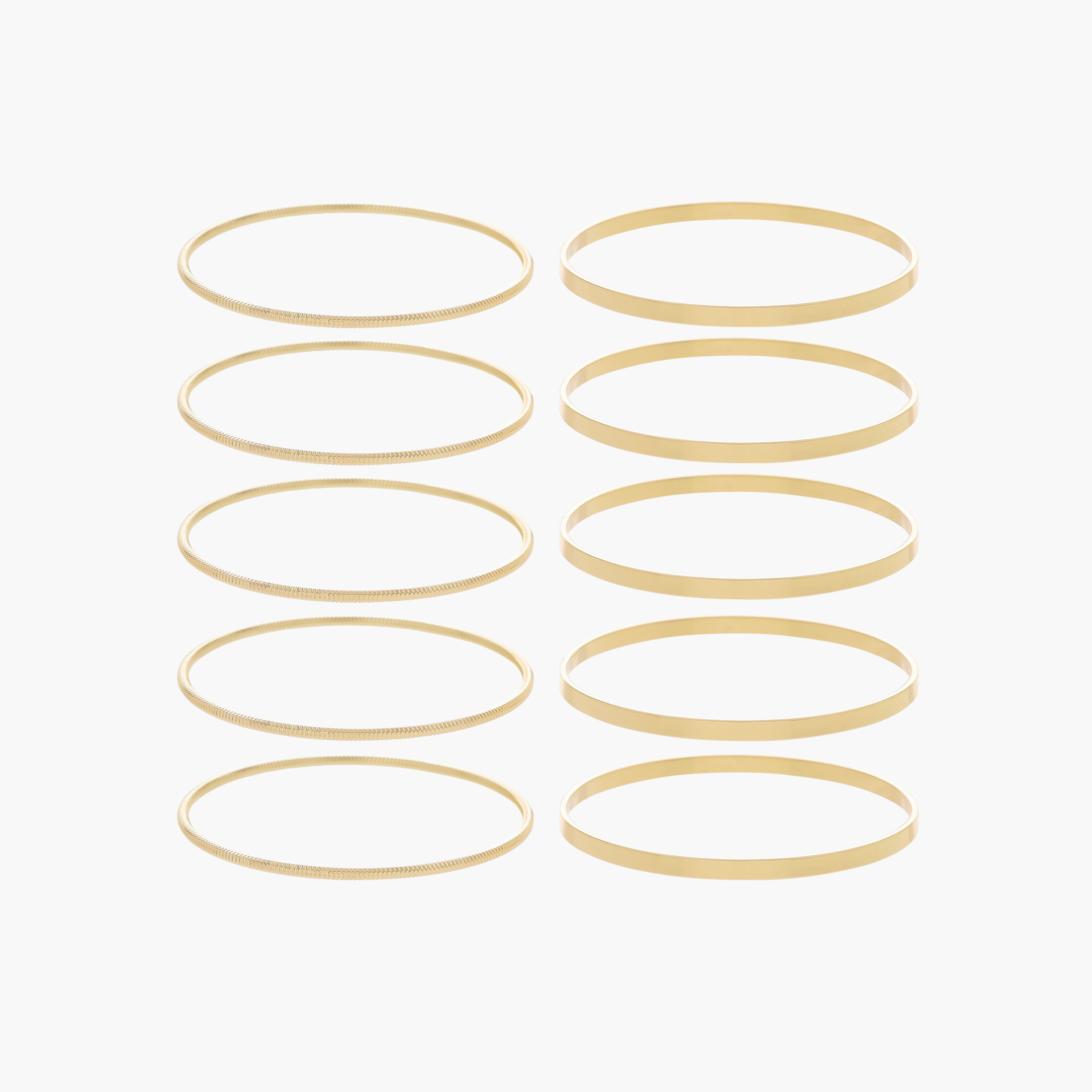 Pack of 10 Metallic Bangle-women-watchesandjewellery-jewellery-banglesandbracelets-image-1