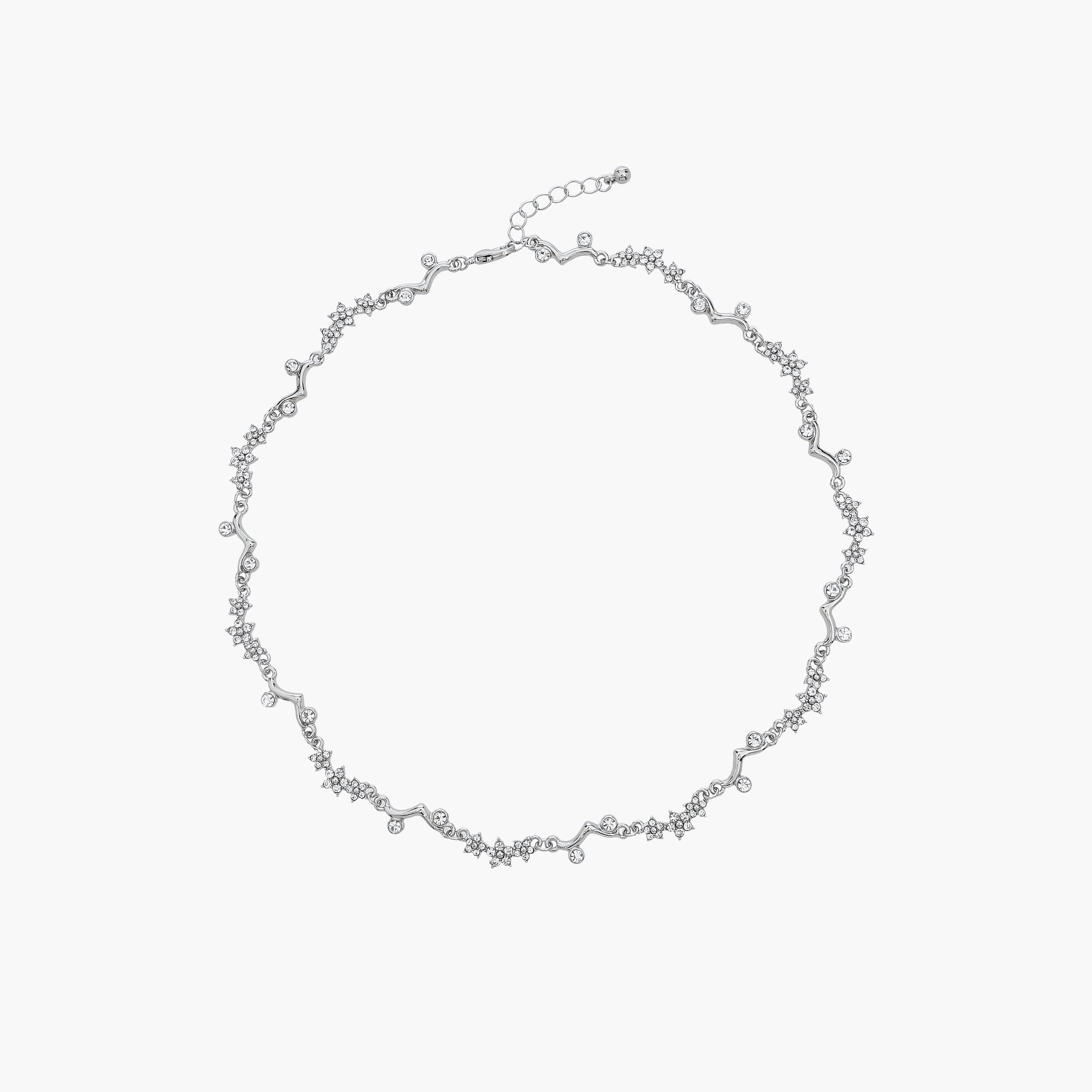 Set of 2 - Stone Embellished Necklace and Earrings-women-watchesandjewellery-jewellery-jewellerysets-image-2
