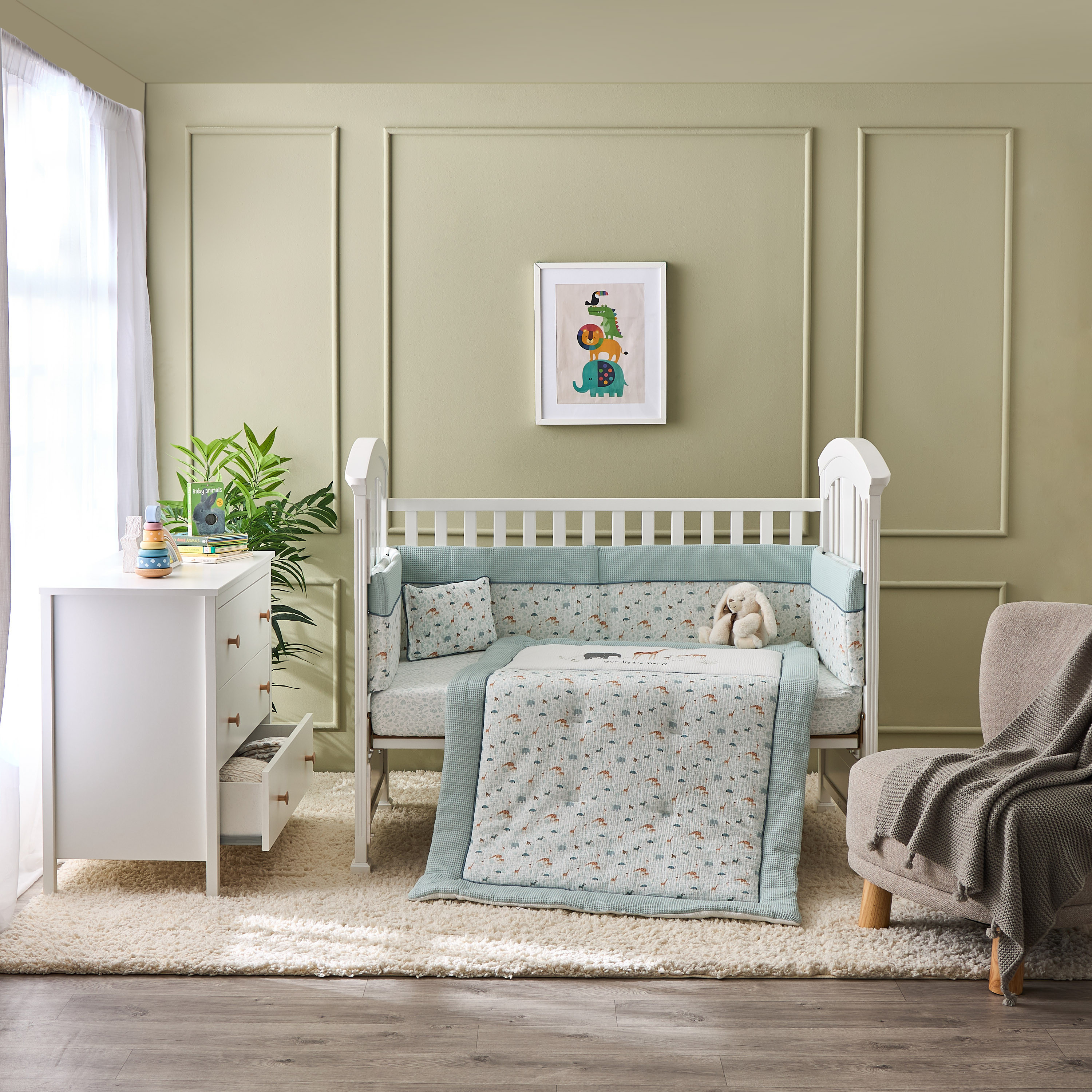 Juniors Baby Bedding Set with Safari Print-baby-nursery-babybedding-image-13