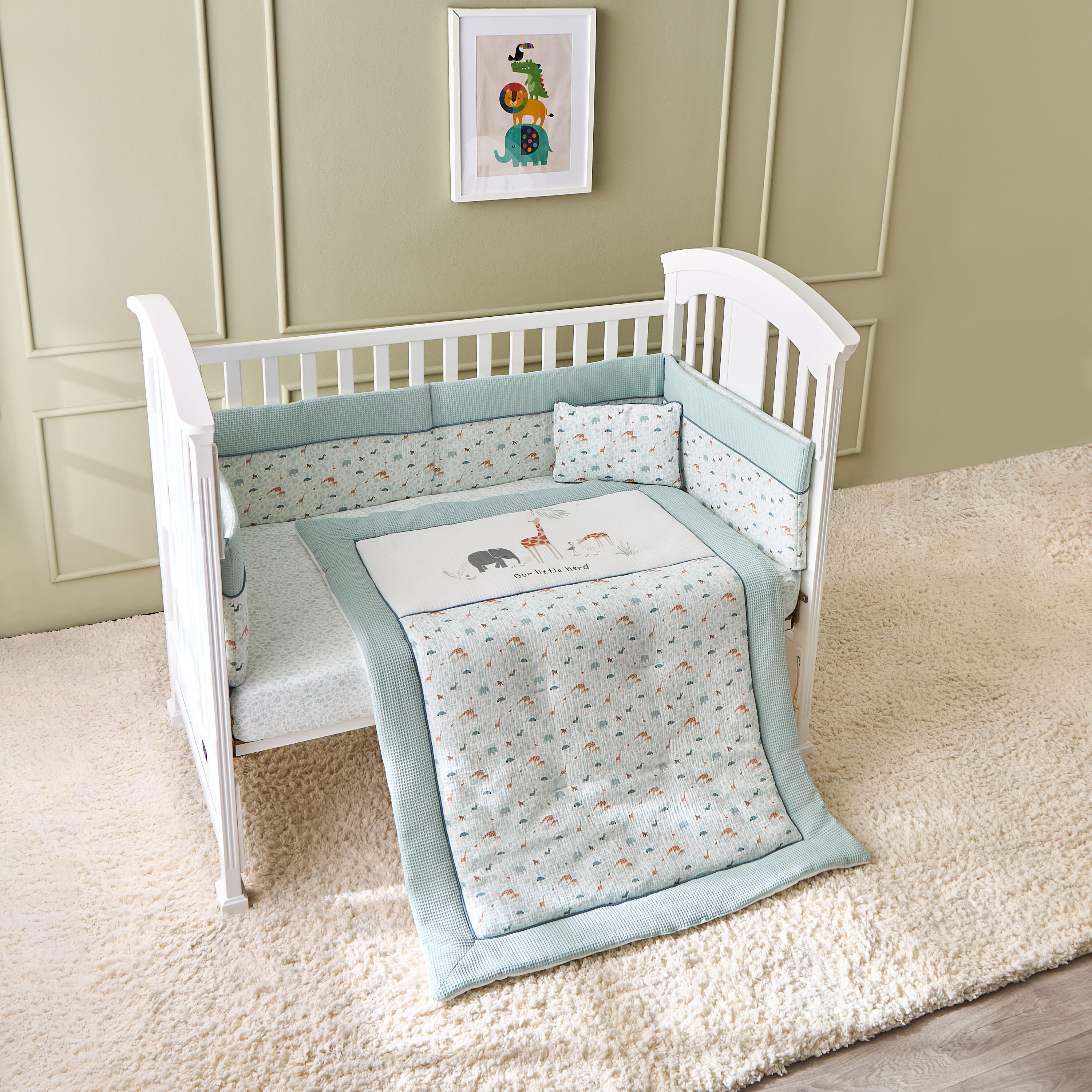 Juniors Baby Bedding Set with Safari Print-baby-nursery-babybedding-image-4