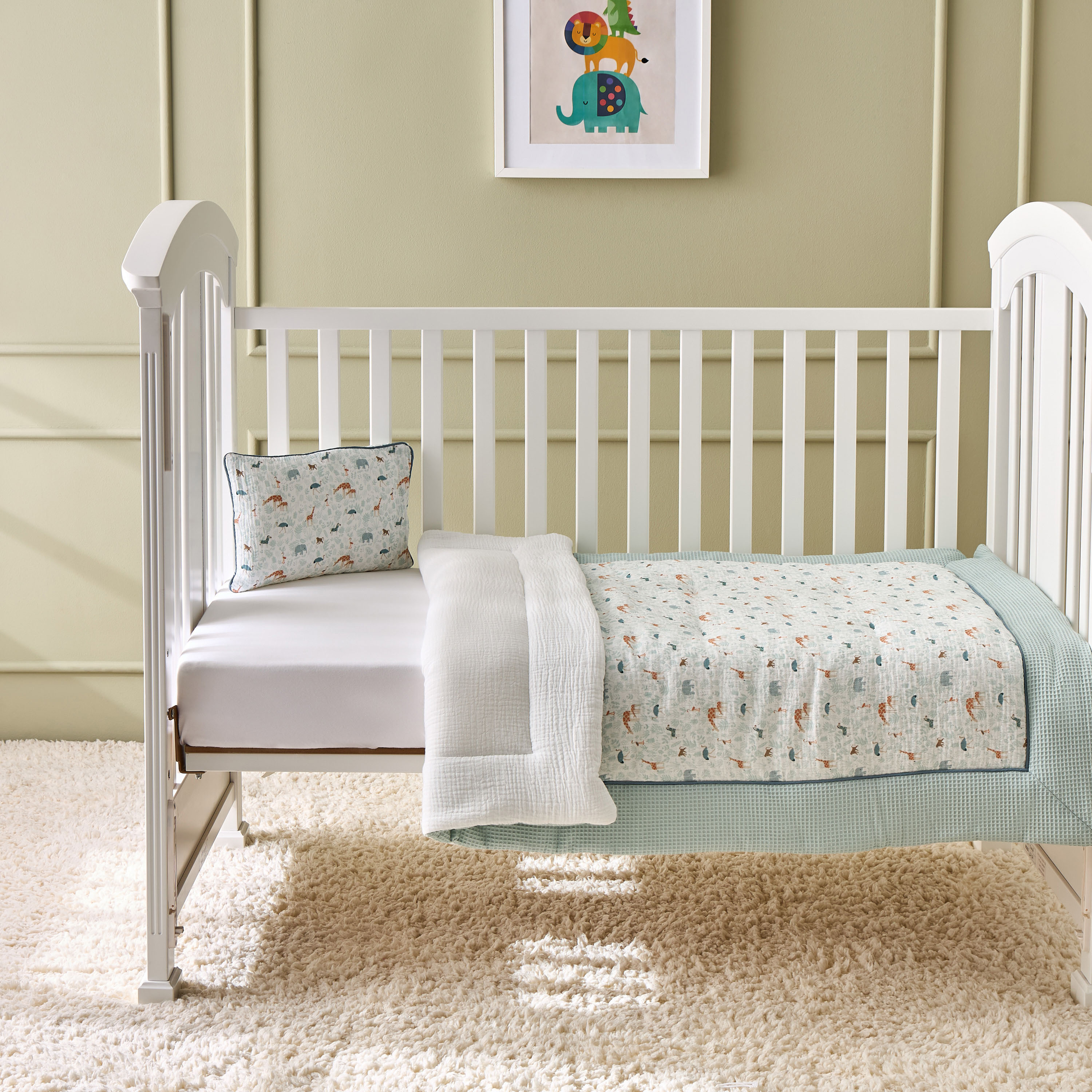 Juniors Baby Bedding Set with Fun Print- 130x90 cm-baby-nursery-babybedding-image-3