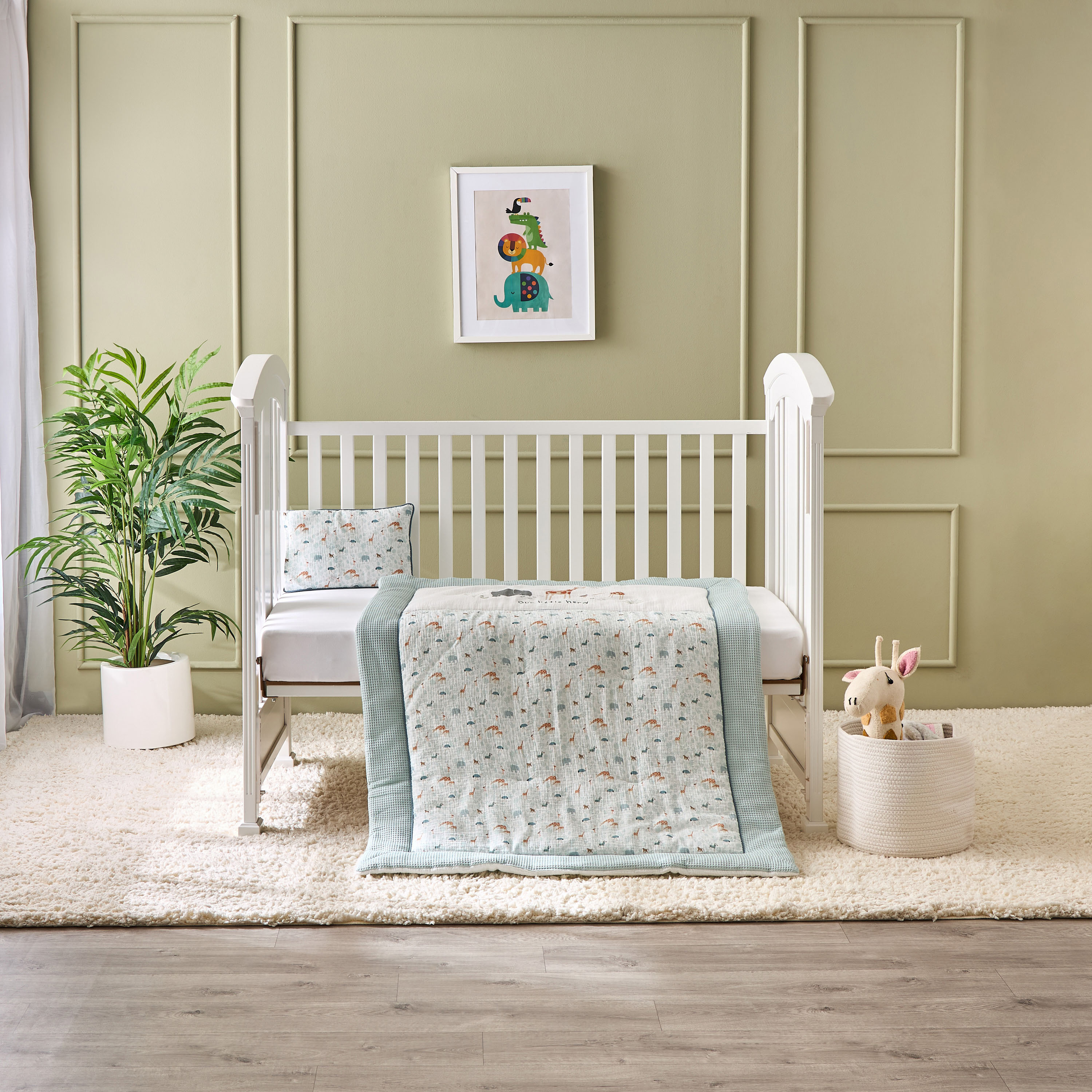 Juniors Baby Bedding Set with Fun Print- 130x90 cm-baby-nursery-babybedding-image-8