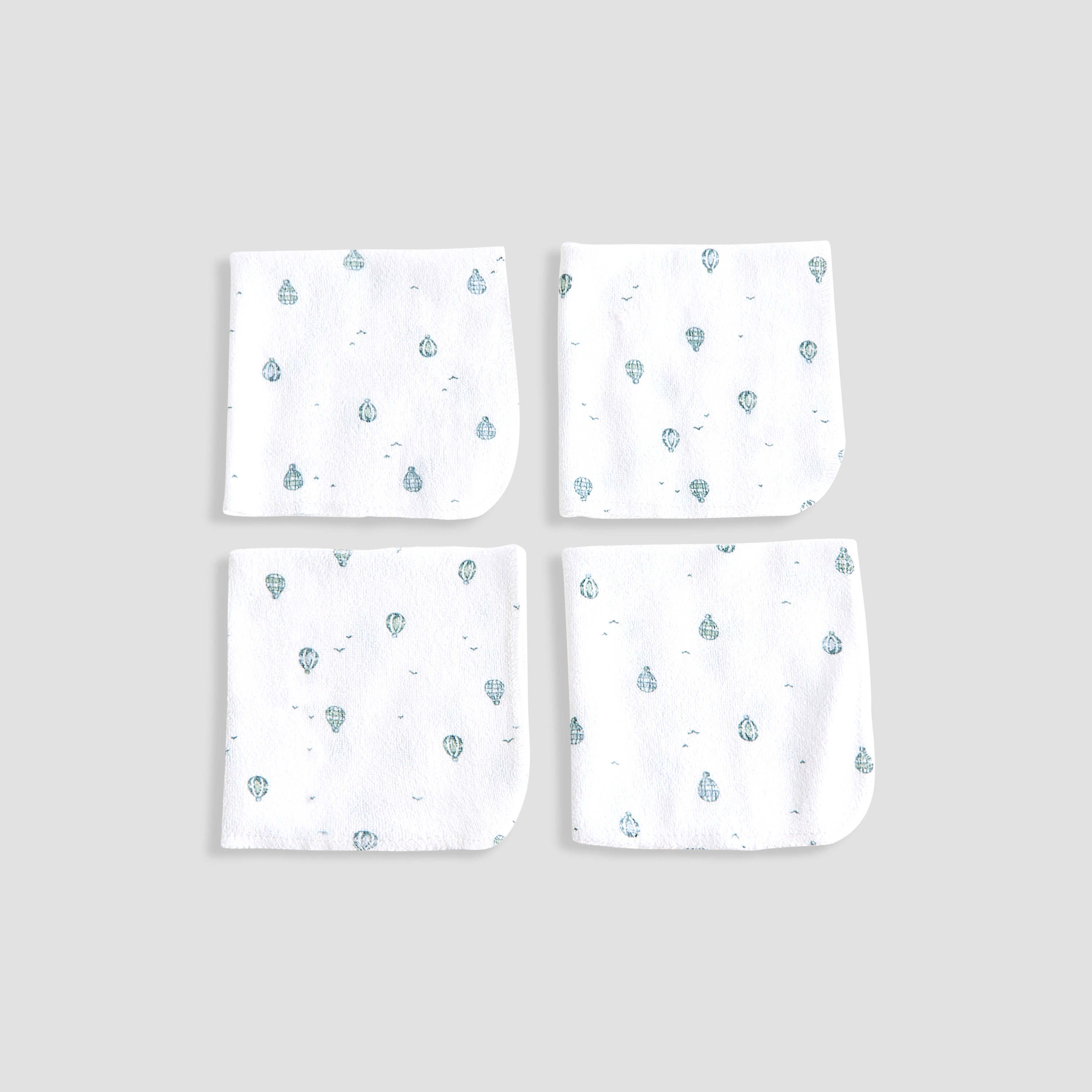 Pack of 8 Gloo 25x25 cm Baby Wash Cloth with Print-baby-bathandcare-towels-image-1