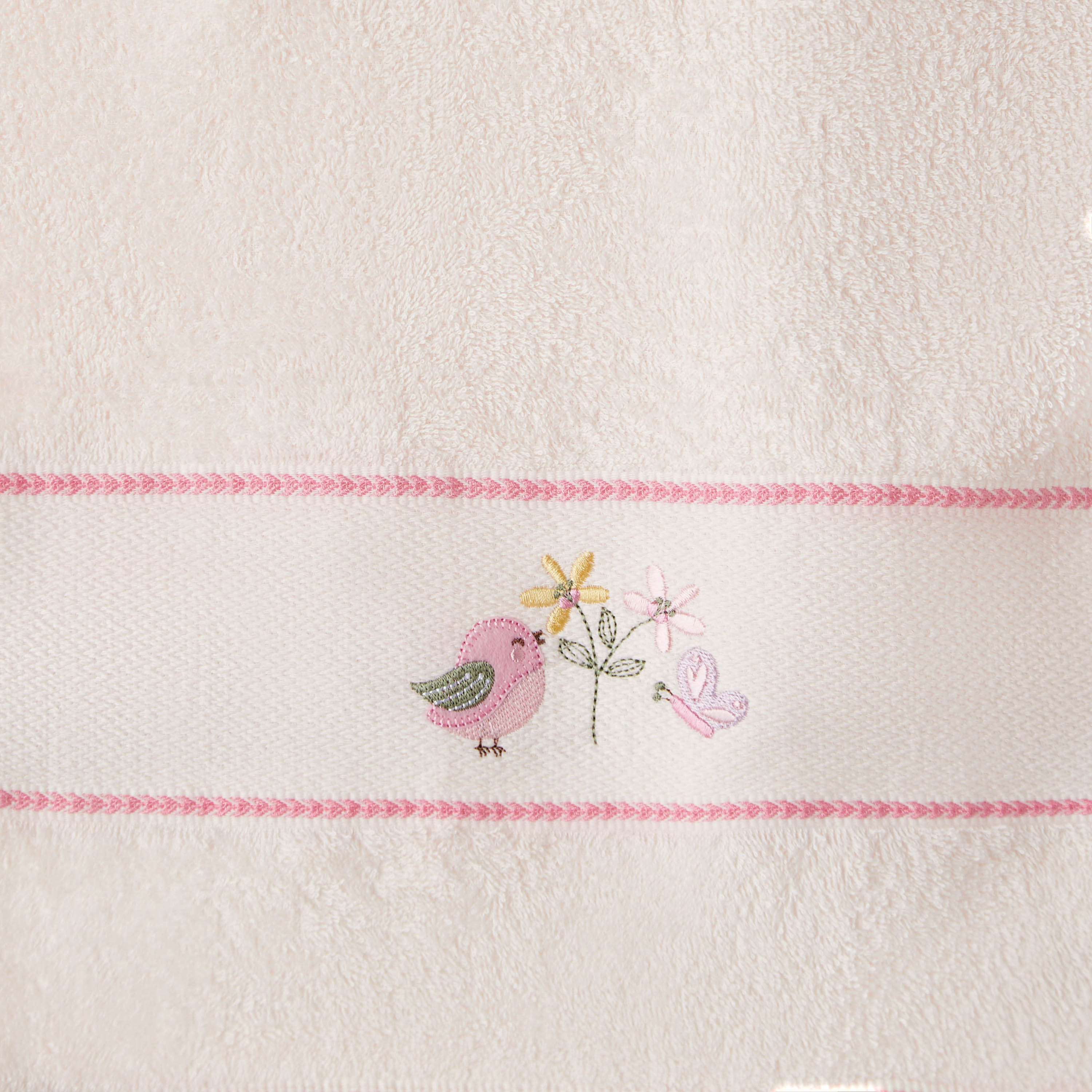 Juniors 38x76 cm Baby Towel with Bird Embroidery-baby-bathandcare-towels-image-4