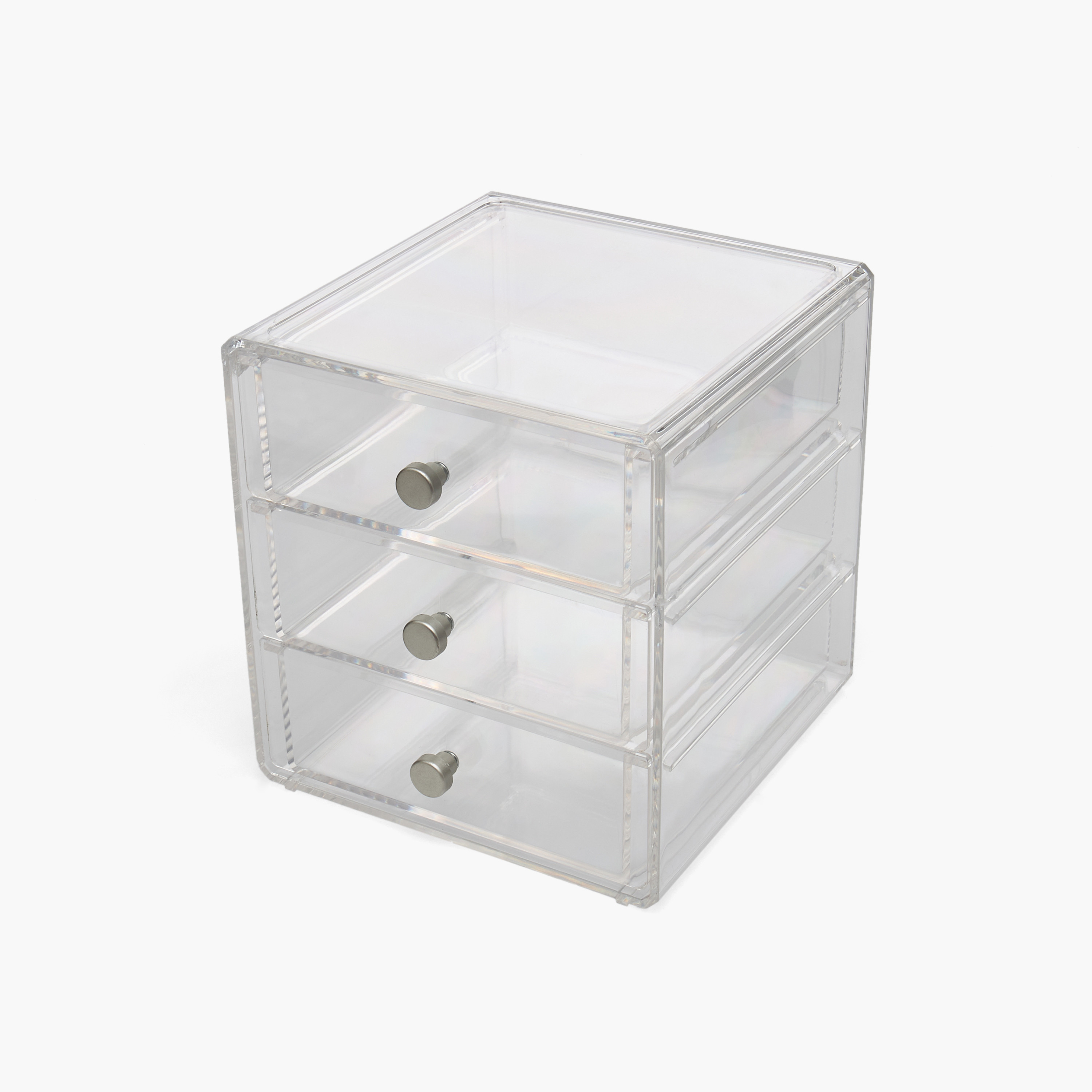 Solid 3-Tiered Makeup Organiser-household-storage-cosmeticorganizing-makeuporganizersandsets-image-2