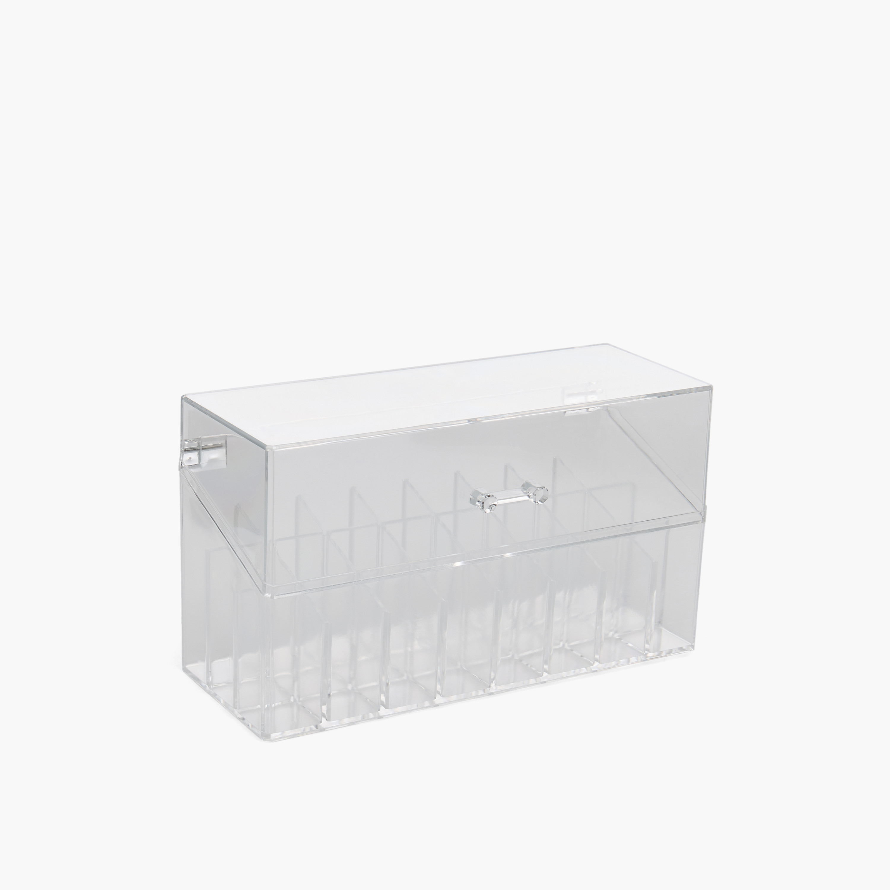 Lipstick 24-Compartment Organizer with Lid-household-storage-cosmeticorganizing-makeuporganizersandsets-image-1