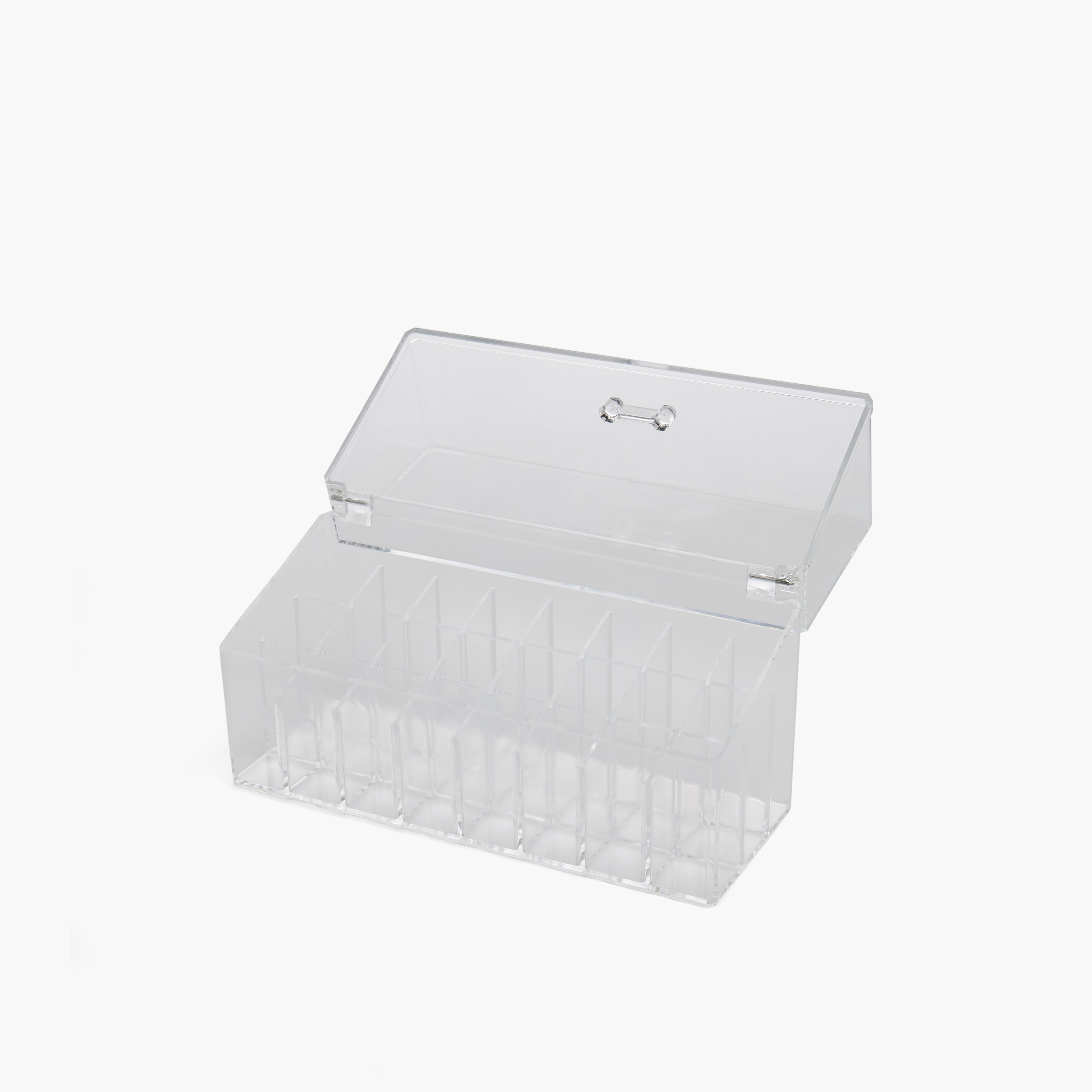 Lipstick 24-Compartment Organizer with Lid-household-storage-cosmeticorganizing-makeuporganizersandsets-image-2