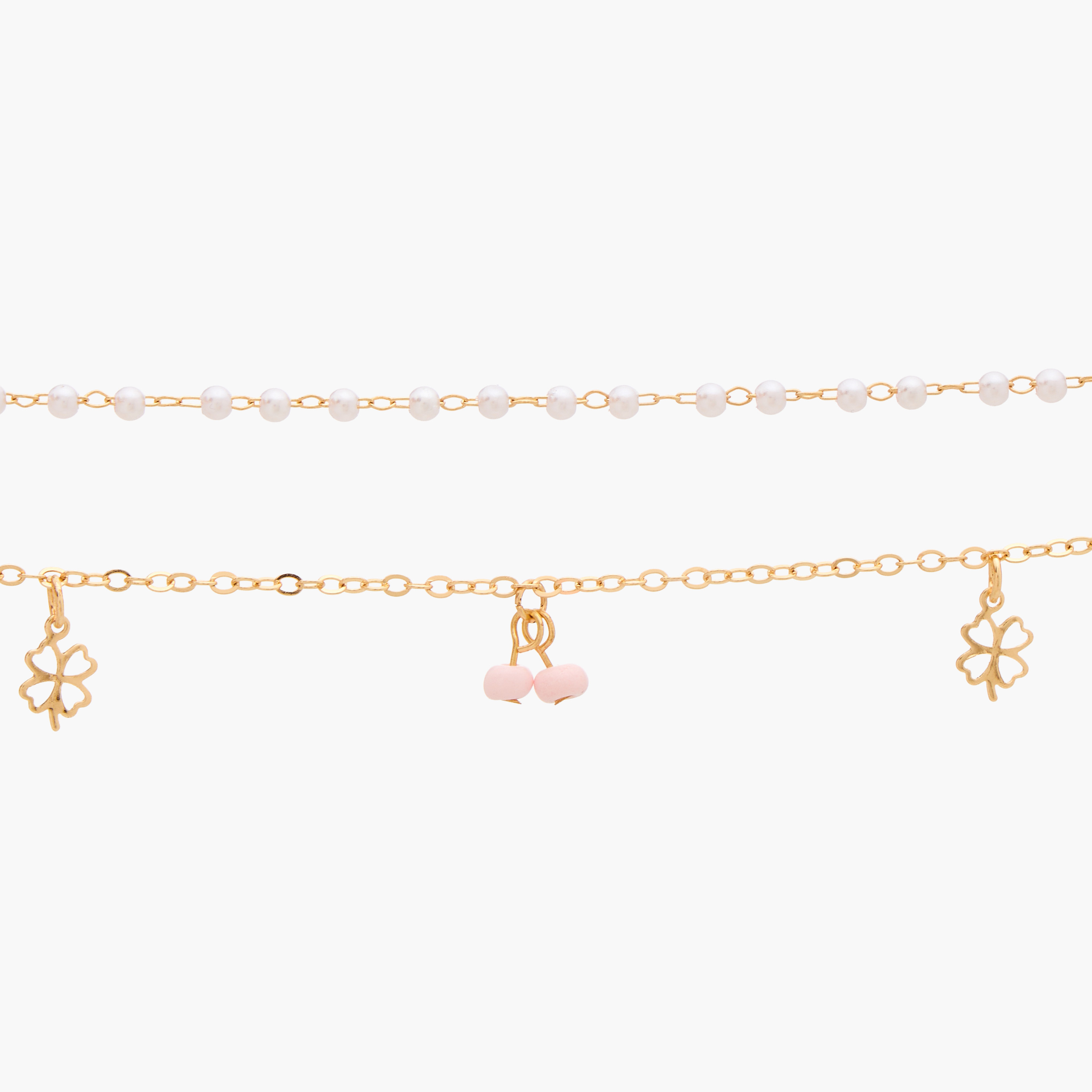 خلخال مزين بلون ذهبي-women-watchesandjewellery-jewellery-anklets-image-2