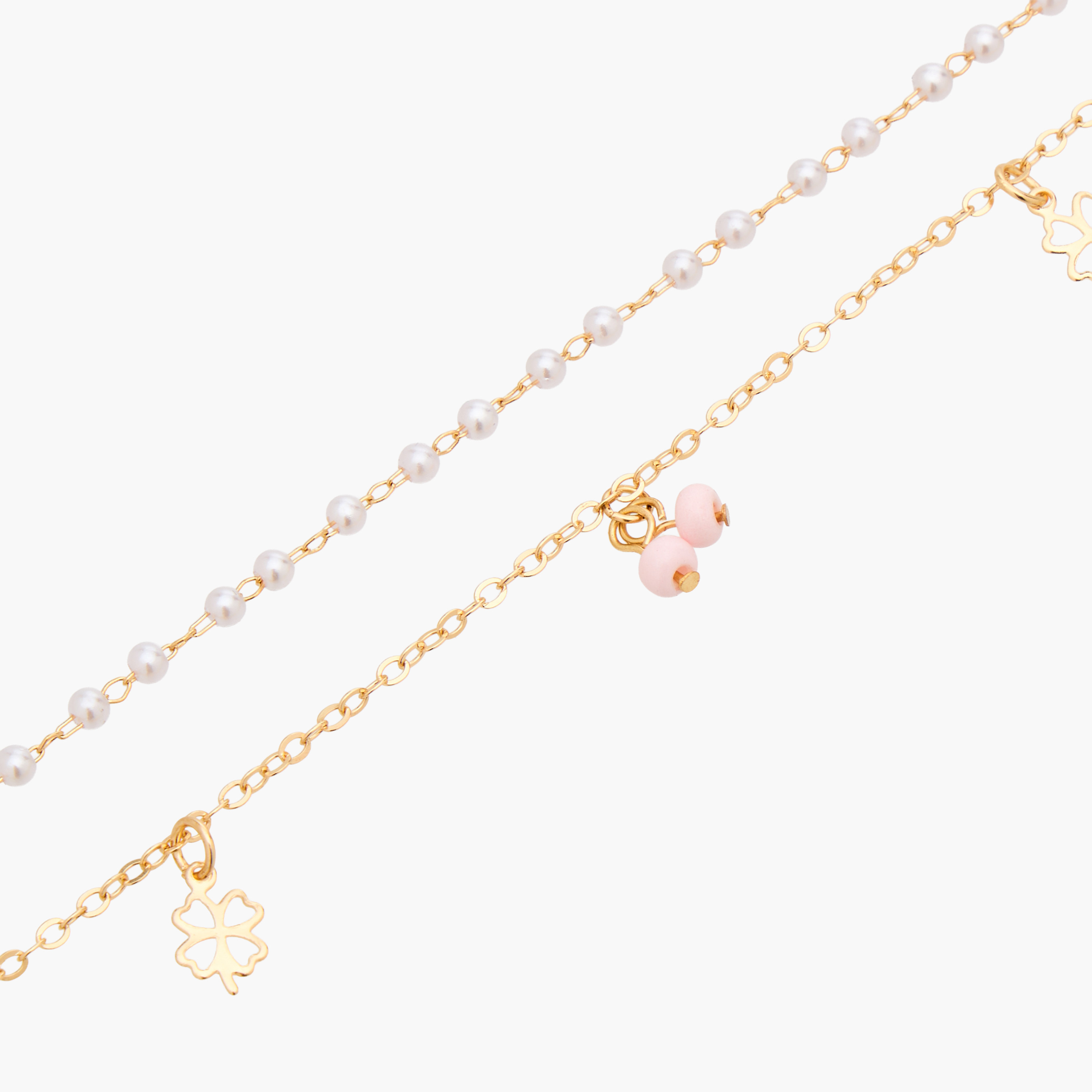 خلخال مزين بلون ذهبي-women-watchesandjewellery-jewellery-anklets-image-1