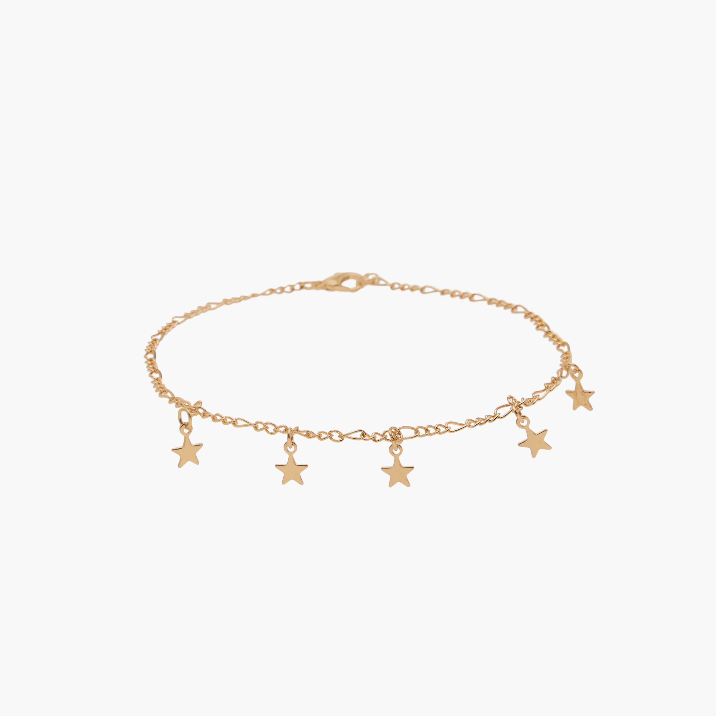 خلاخيل بزينة دلايات وطلاء ذهبي - عبوة 3 قطع-women-watchesandjewellery-jewellery-anklets-image-7