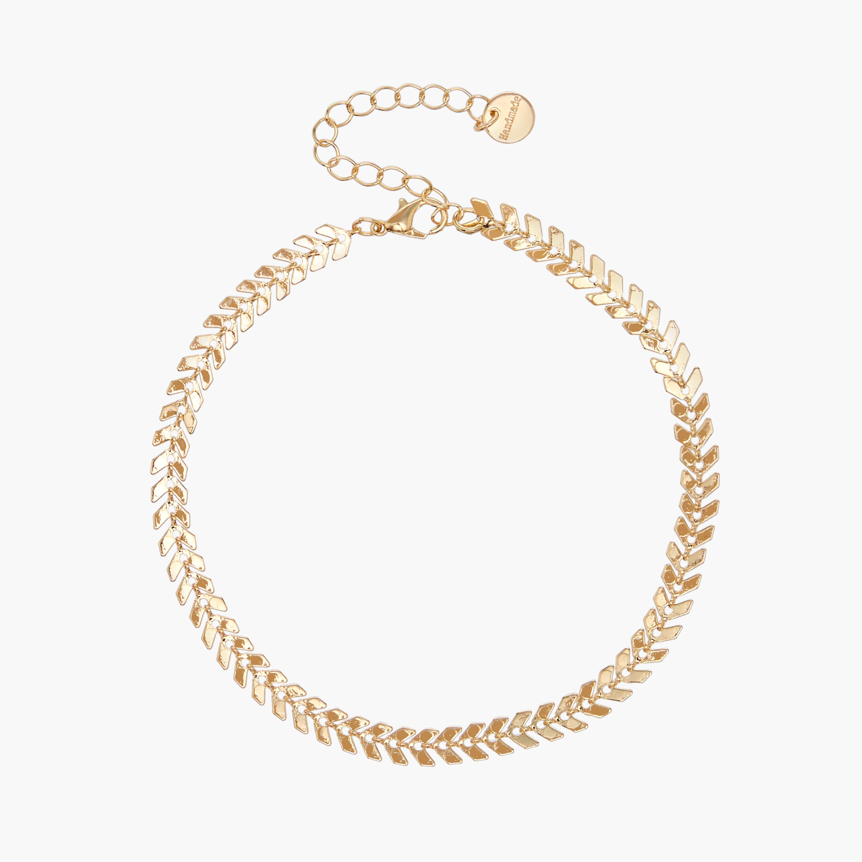 خلاخيل بزينة دلايات وطلاء ذهبي - عبوة 3 قطع-women-watchesandjewellery-jewellery-anklets-image-5