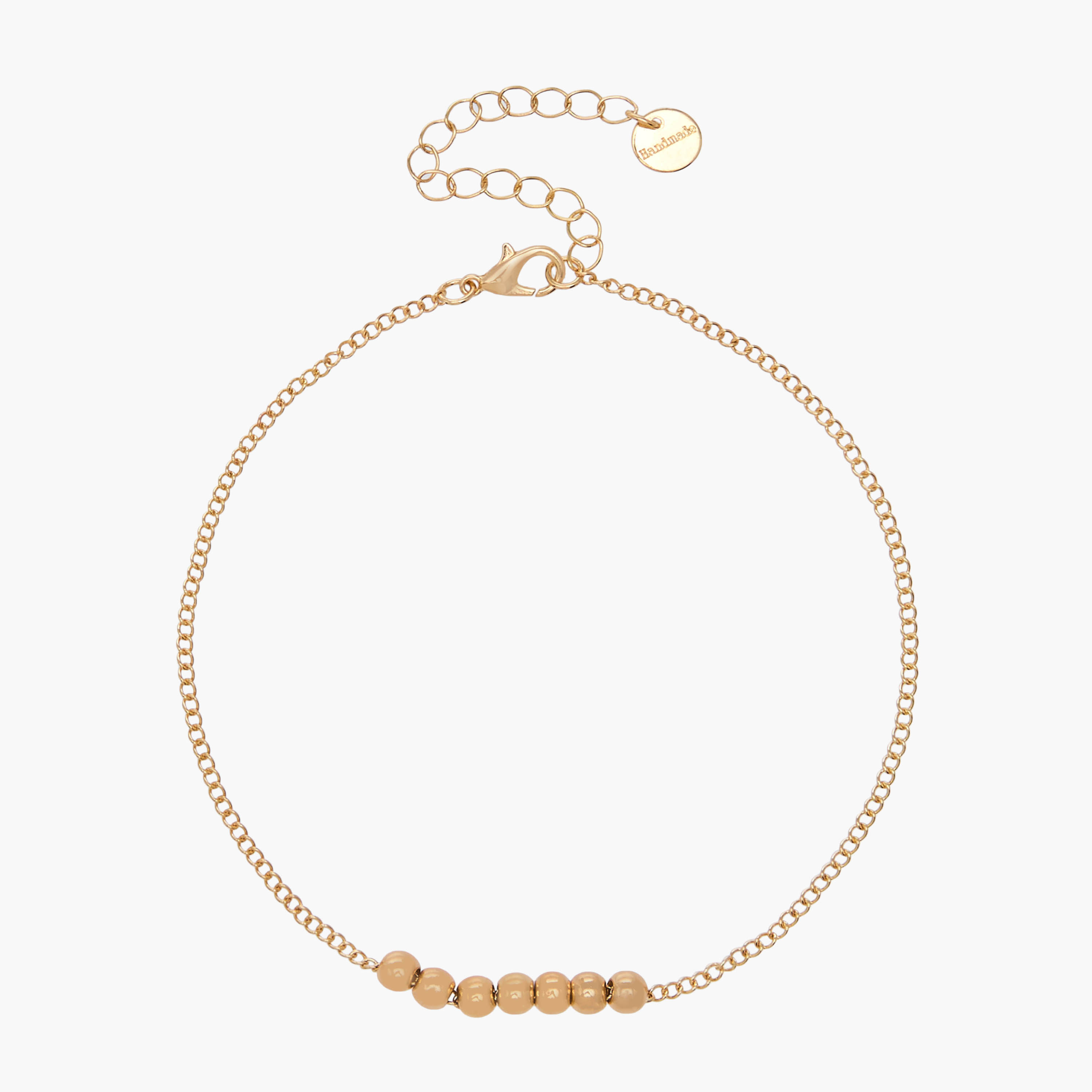 خلاخيل بزينة دلايات وطلاء ذهبي - عبوة 3 قطع-women-watchesandjewellery-jewellery-anklets-image-4