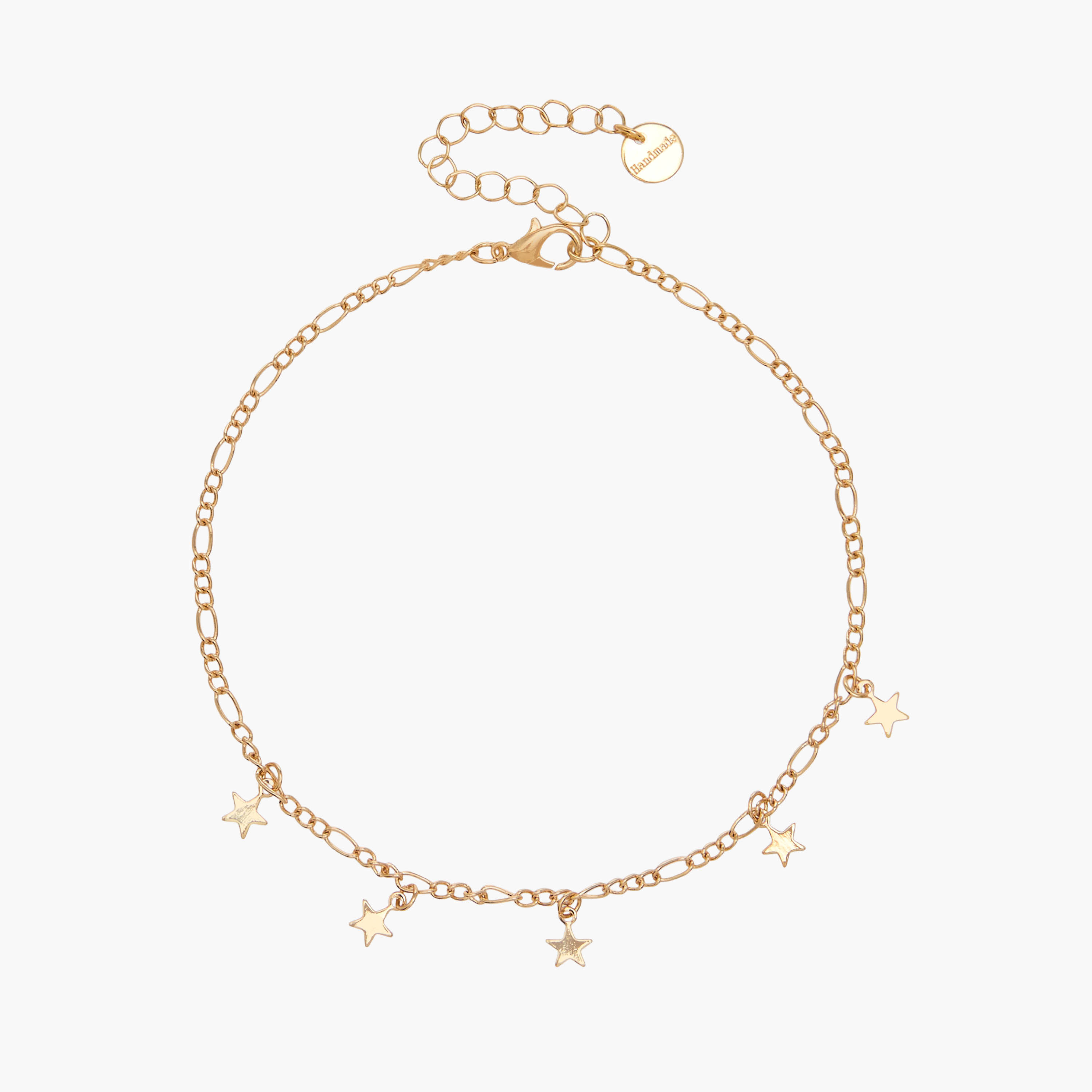 خلاخيل بزينة دلايات وطلاء ذهبي - عبوة 3 قطع-women-watchesandjewellery-jewellery-anklets-image-3