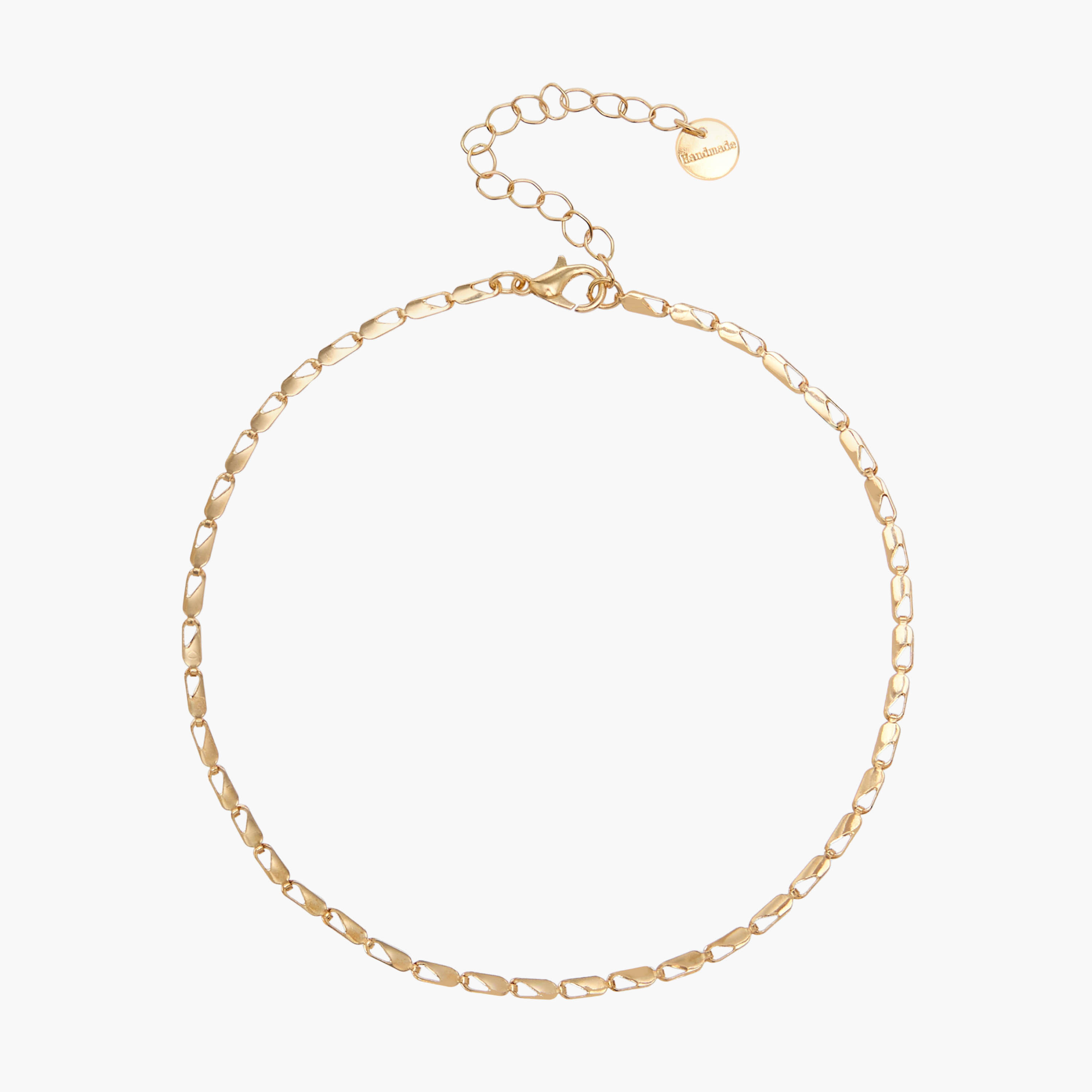خلاخيل مطلية بالذهب ومزينة بدلايات - عبوة 3 قطع-women-watchesandjewellery-jewellery-anklets-image-3