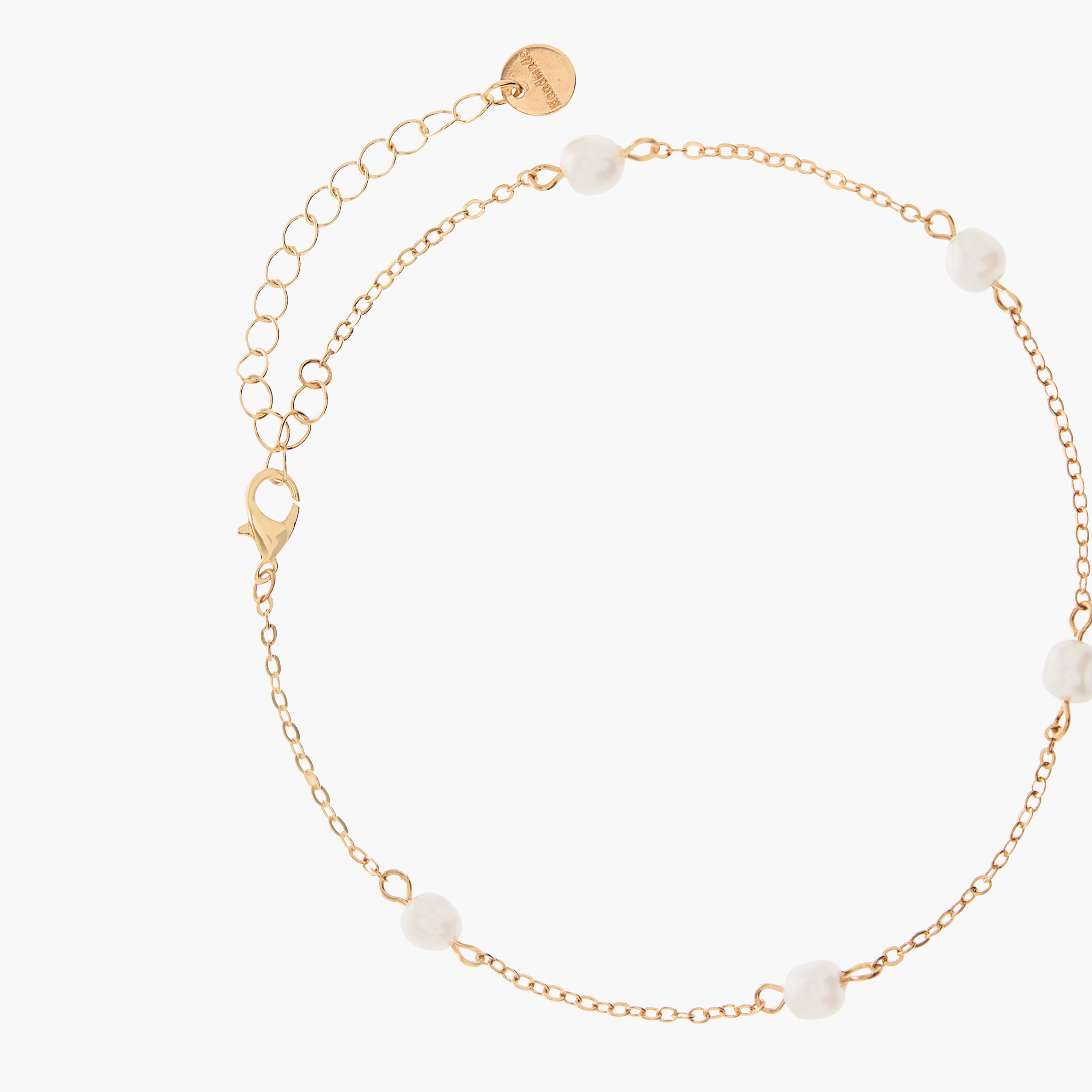 خلخال ميتاليك بتزيينات لؤلؤ-women-watchesandjewellery-jewellery-anklets-image-2