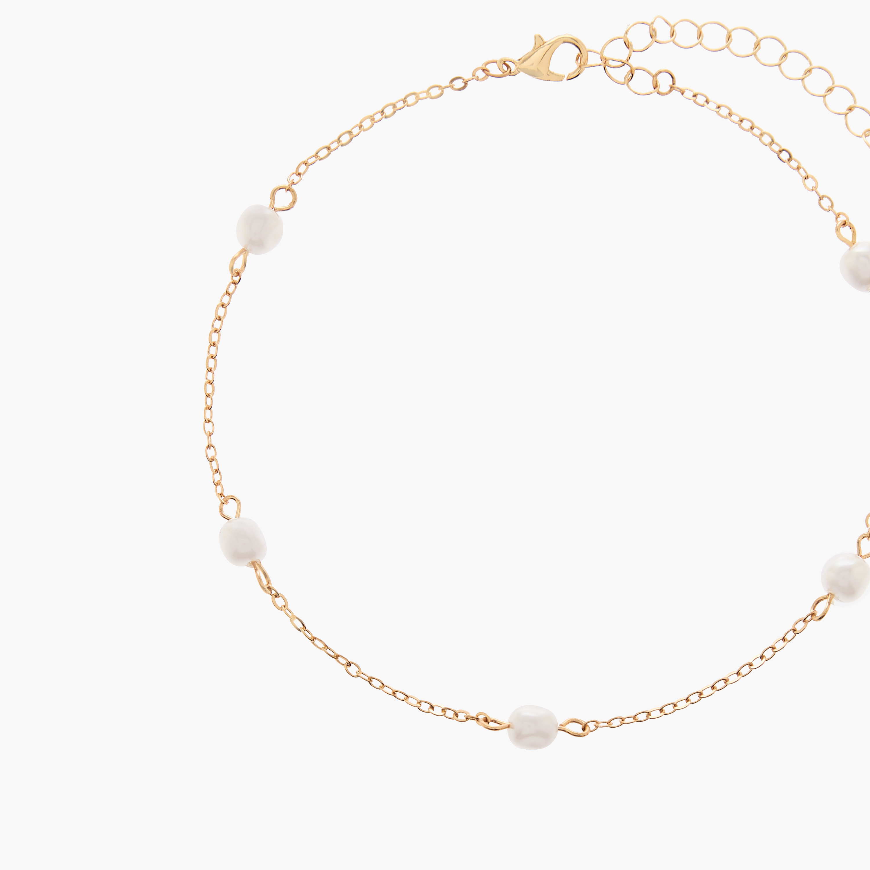 خلخال ميتاليك بتزيينات لؤلؤ-women-watchesandjewellery-jewellery-anklets-image-1