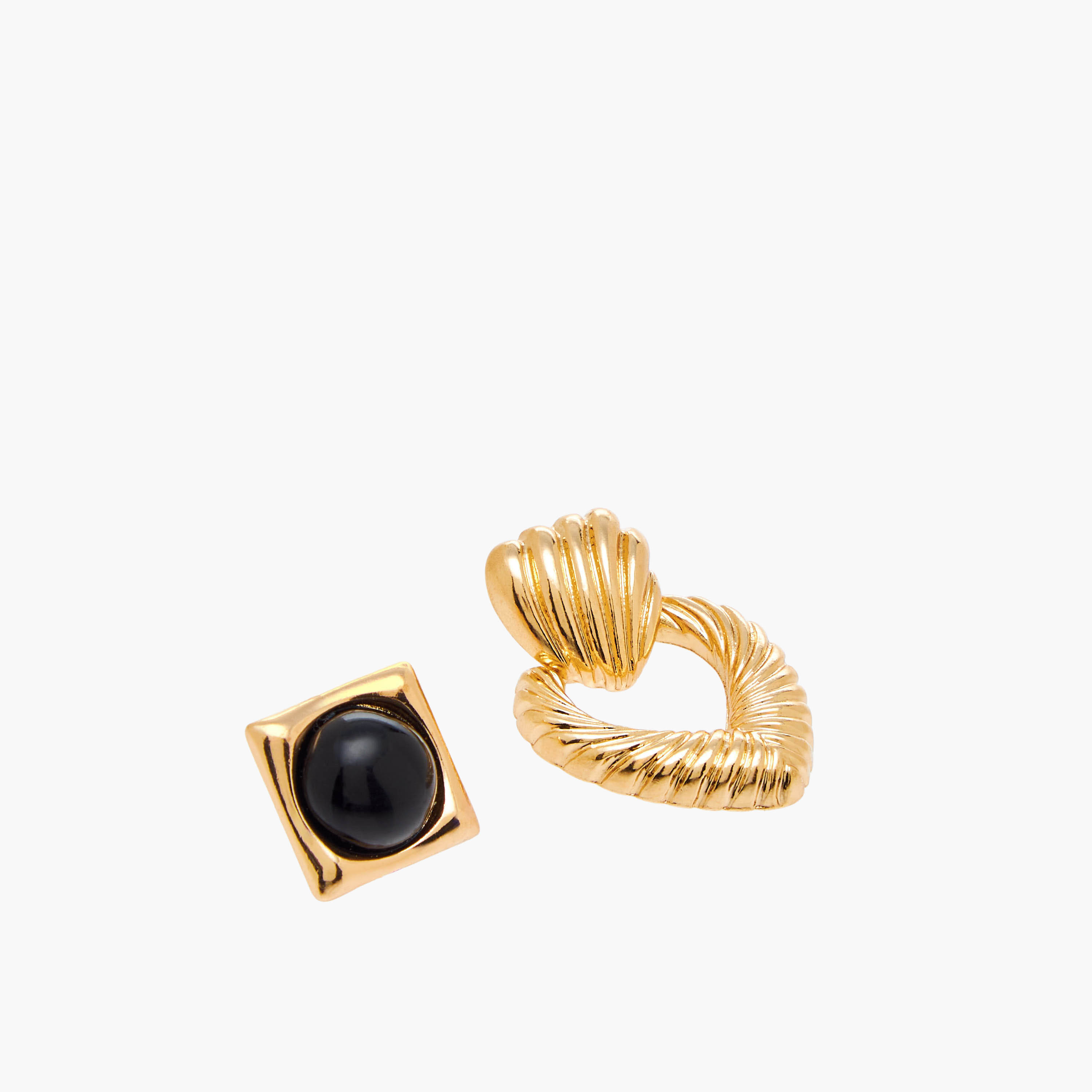 Pack of 2 Metallic Earrings with Pushback Closure-women-watchesandjewellery-jewellery-earrings-image-3