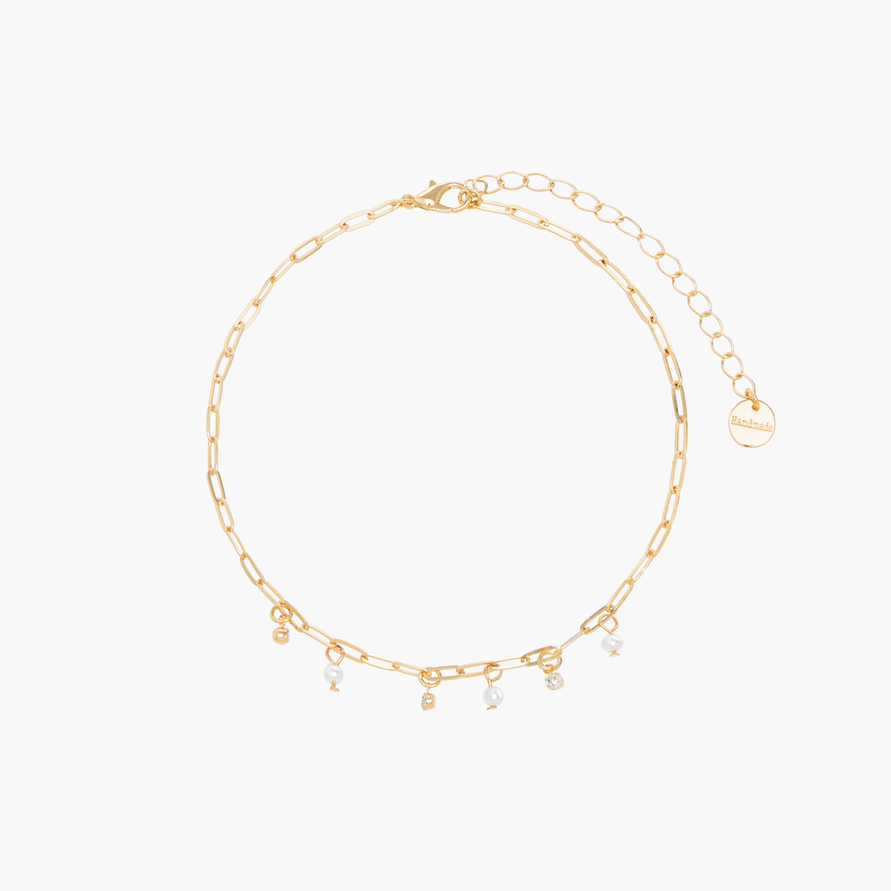 خلاخيل ميتاليك مزينة بدلايات - طقم من 4 قطع-women-watchesandjewellery-jewellery-anklets-image-3