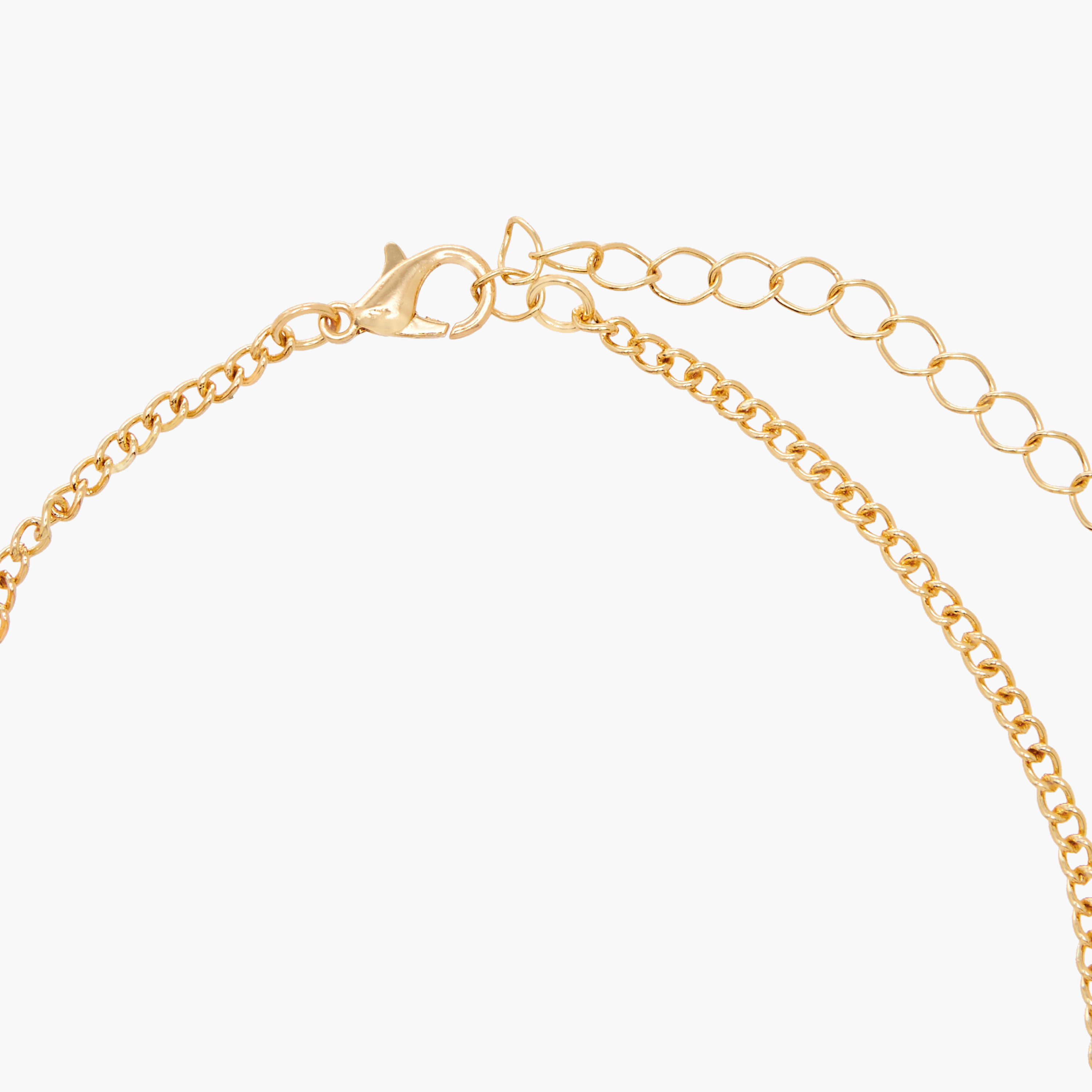 طقم من 4 خلخال معدني بزينة-women-watchesandjewellery-jewellery-anklets-image-1