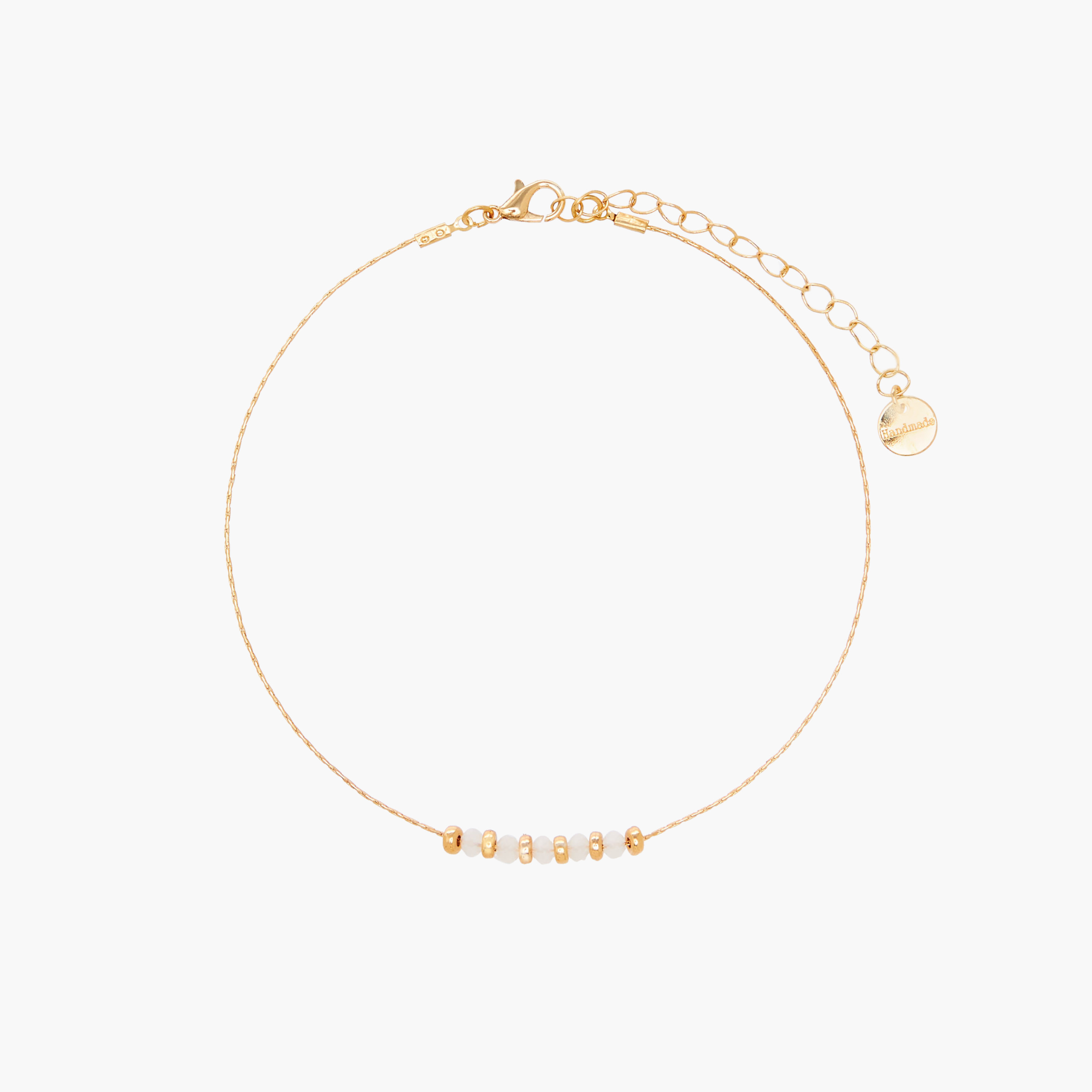 طقم من 4 خلخال معدني بزينة-women-watchesandjewellery-jewellery-anklets-image-3