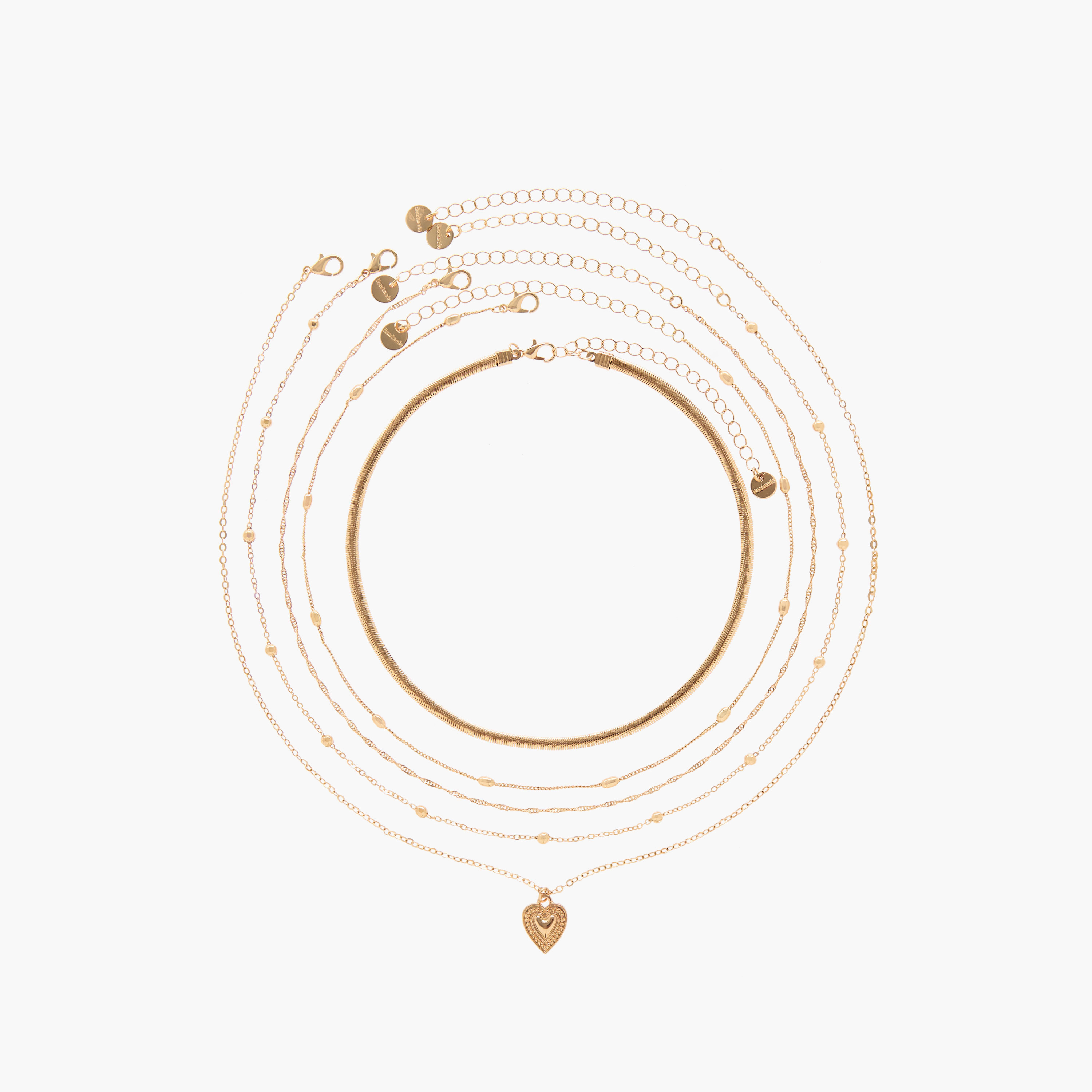 عقد ميتاليك متعدد الطبقات-women-watchesandjewellery-jewellery-necklacesandpendants-image-1