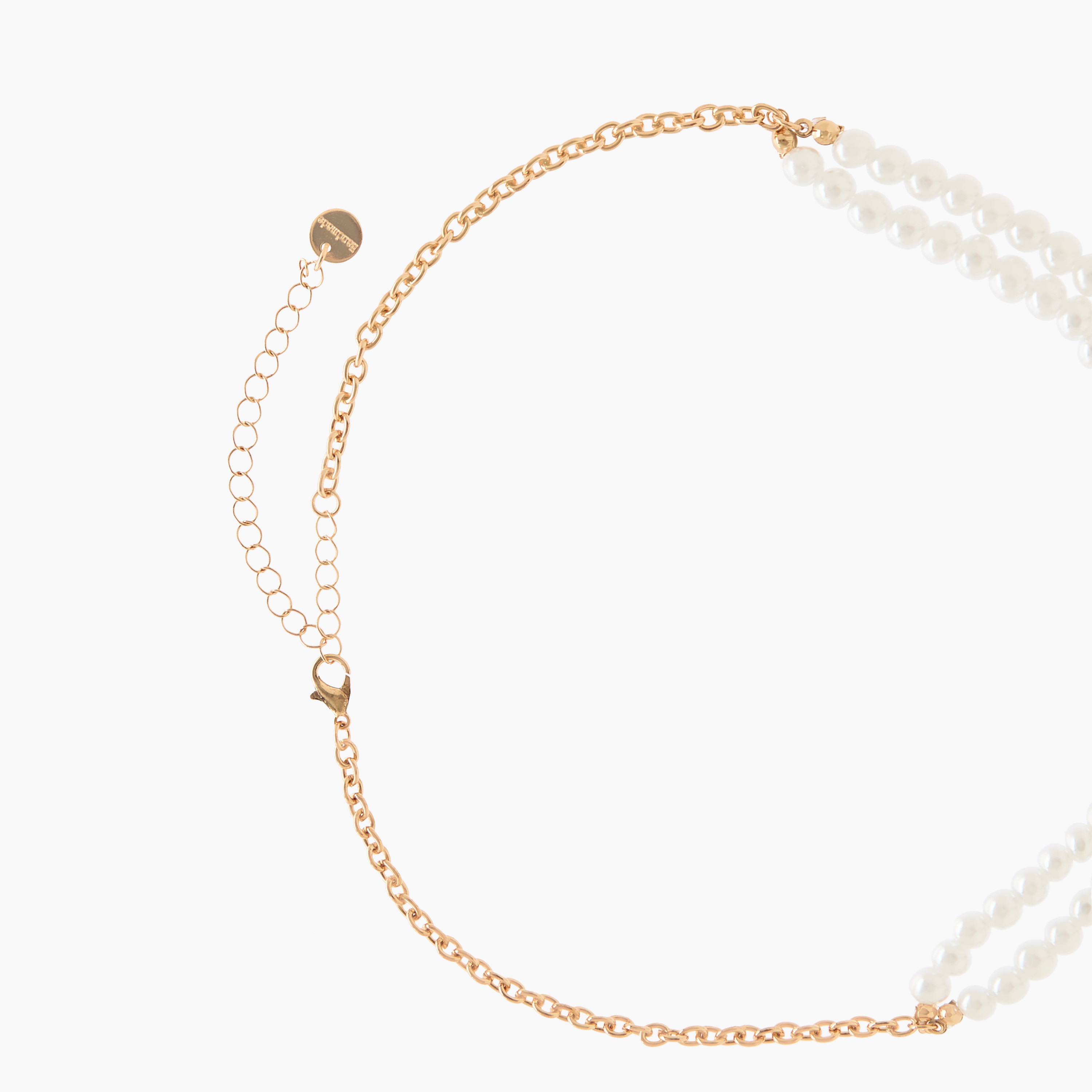 Set of 2 Pearl Embellished Metallic Choker Necklace with Earrings-women-watchesandjewellery-jewellery-necklacesandpendants-image-6