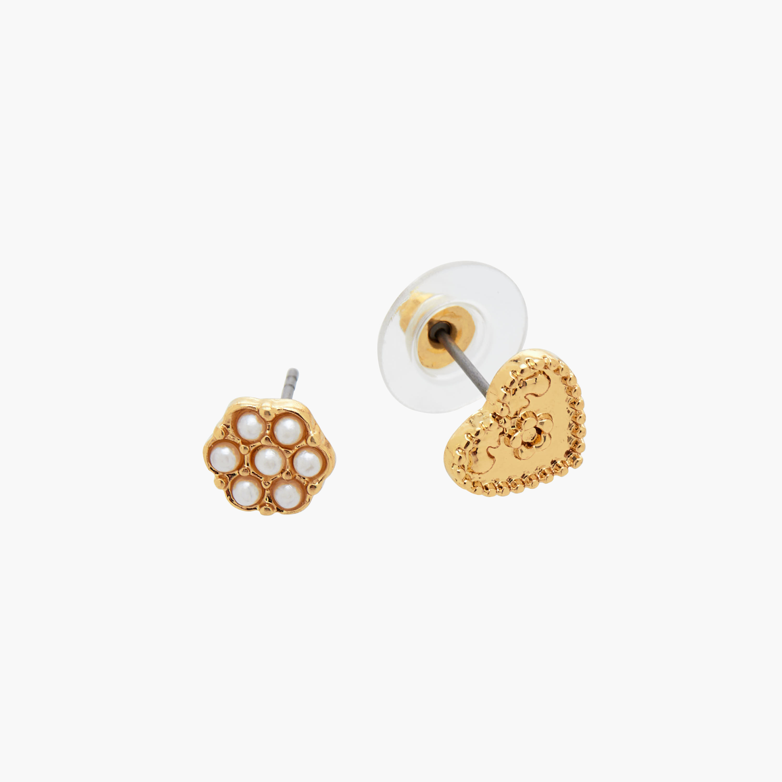 Pack of 9 Gold Tone Earrings with Pushback Closure-women-watchesandjewellery-jewellery-earrings-image-4