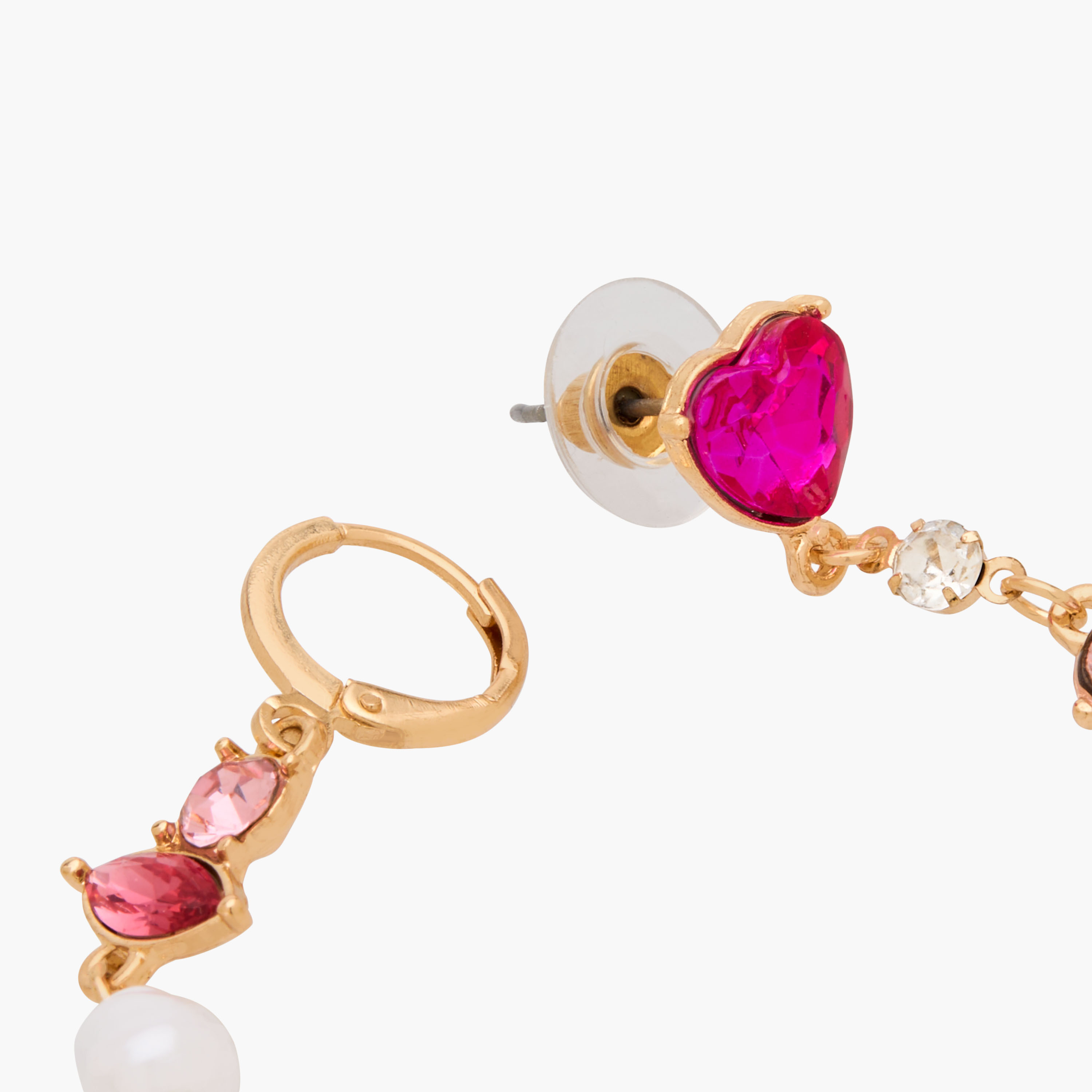 Pack of 2 Metal Embellished Drop Earrings-women-watchesandjewellery-jewellery-earrings-image-4