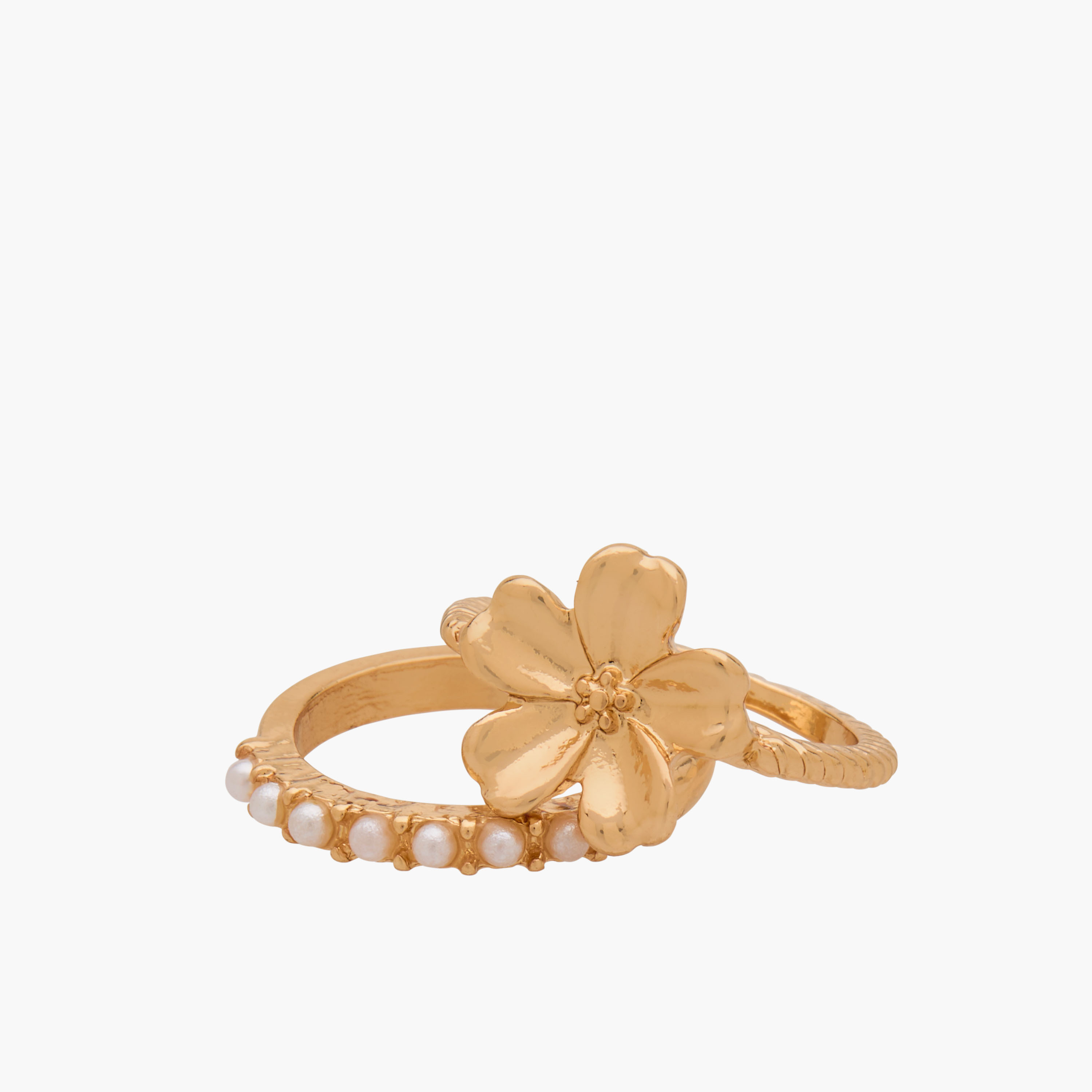 Set of 8 - Gold Tone Ring with Assorted Design-women-watchesandjewellery-jewellery-rings-image-3
