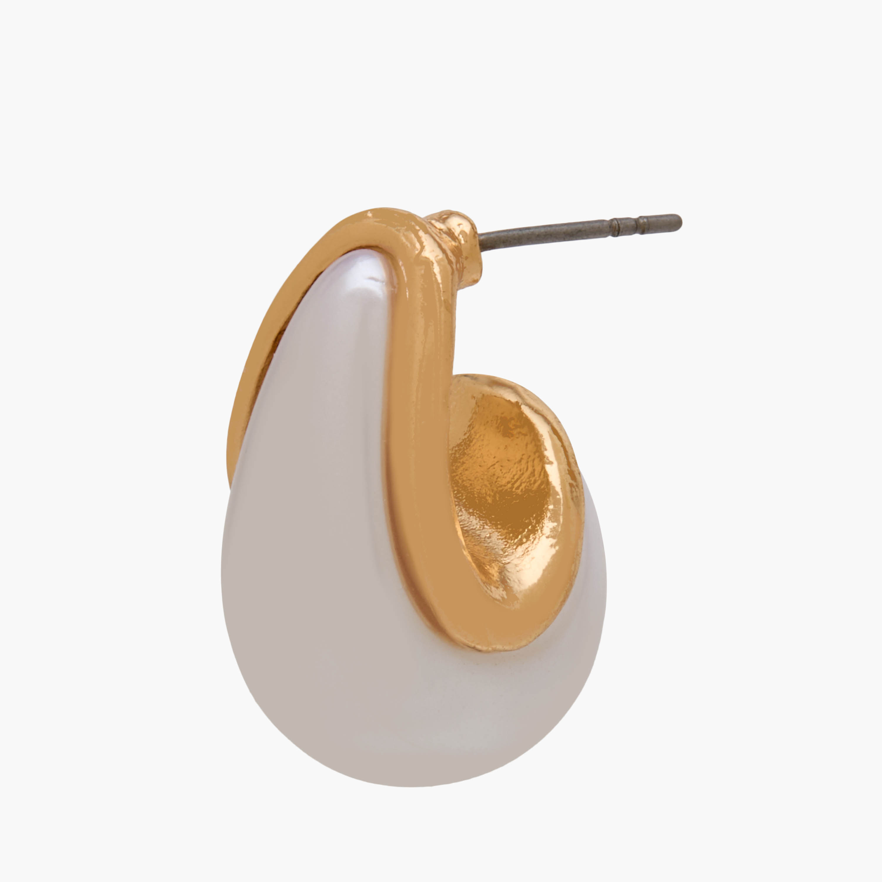 Pack of 3 Metal Gold Tone Hoop Earrings with Pushback Closure-women-watchesandjewellery-jewellery-earrings-image-5