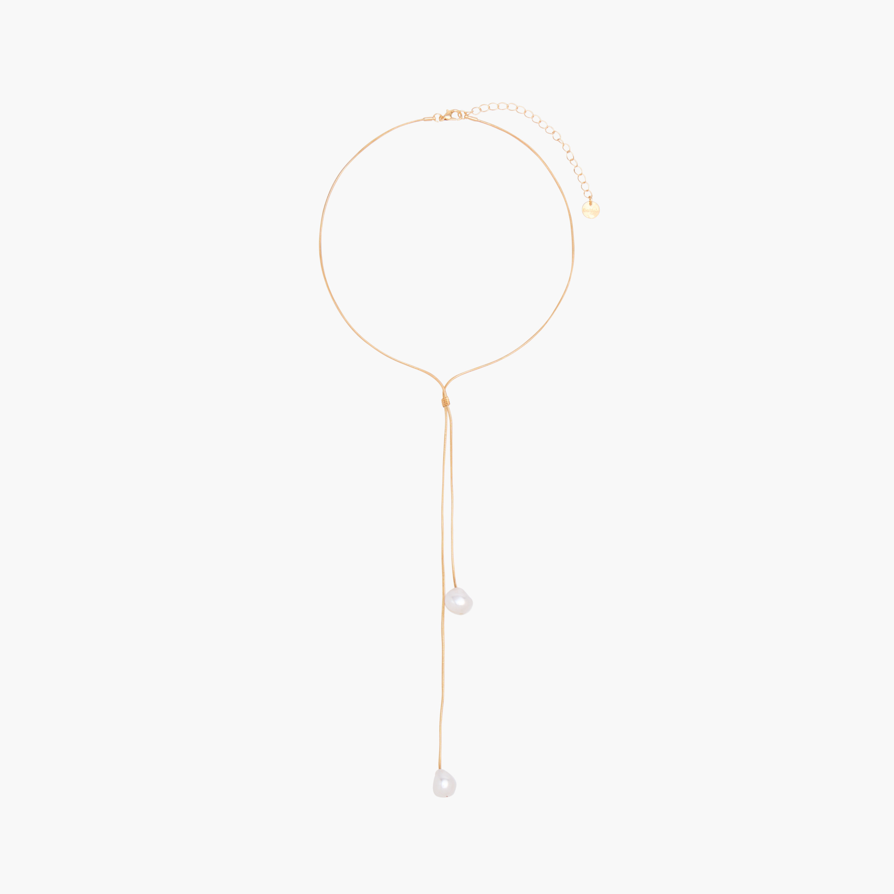 عقد ذهبي اللون مزين باللؤلؤ-women-watchesandjewellery-jewellery-necklacesandpendants-image-1