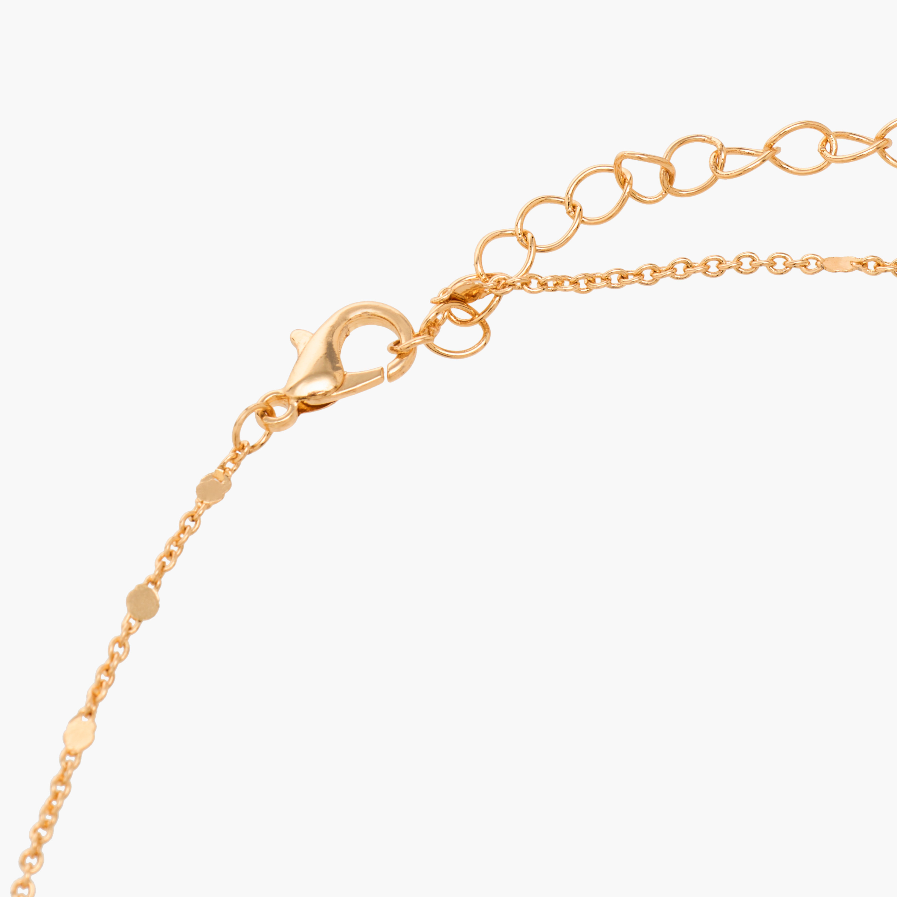 Set of 5 - Gold Tone Necklace with Lobster Clasp Closure-women-watchesandjewellery-jewellery-necklacesandpendants-image-7