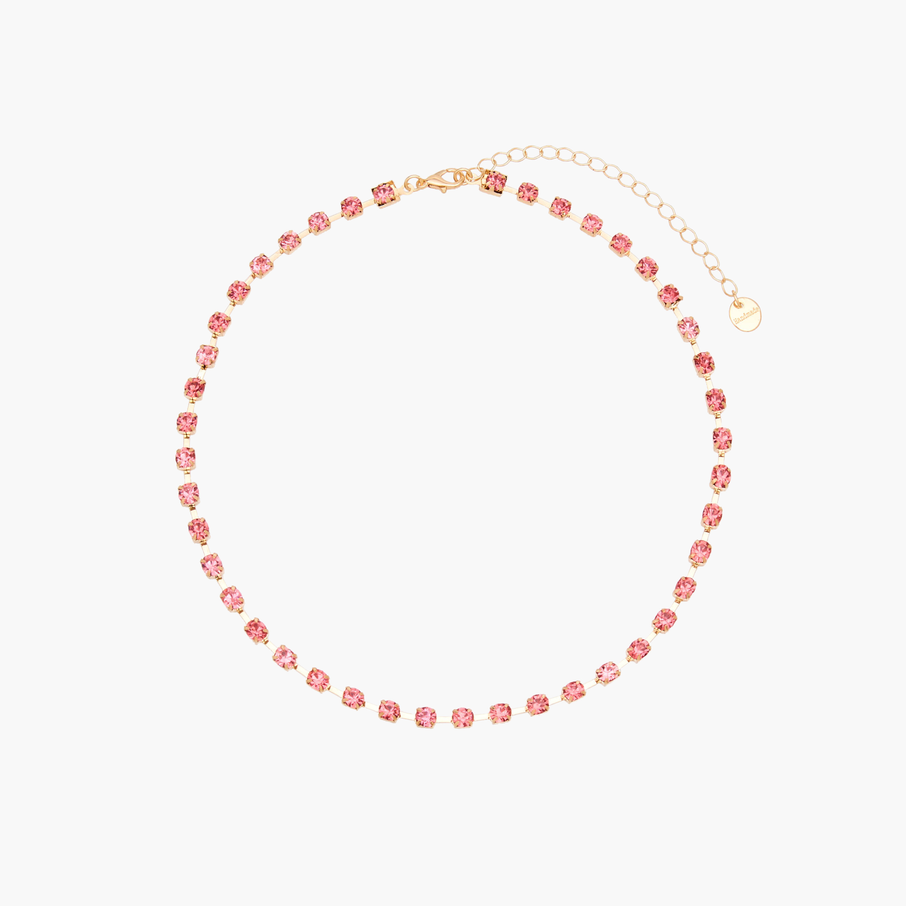 Metal Stone Embellished Choker Necklace-women-watchesandjewellery-jewellery-necklacesandpendants-image-1