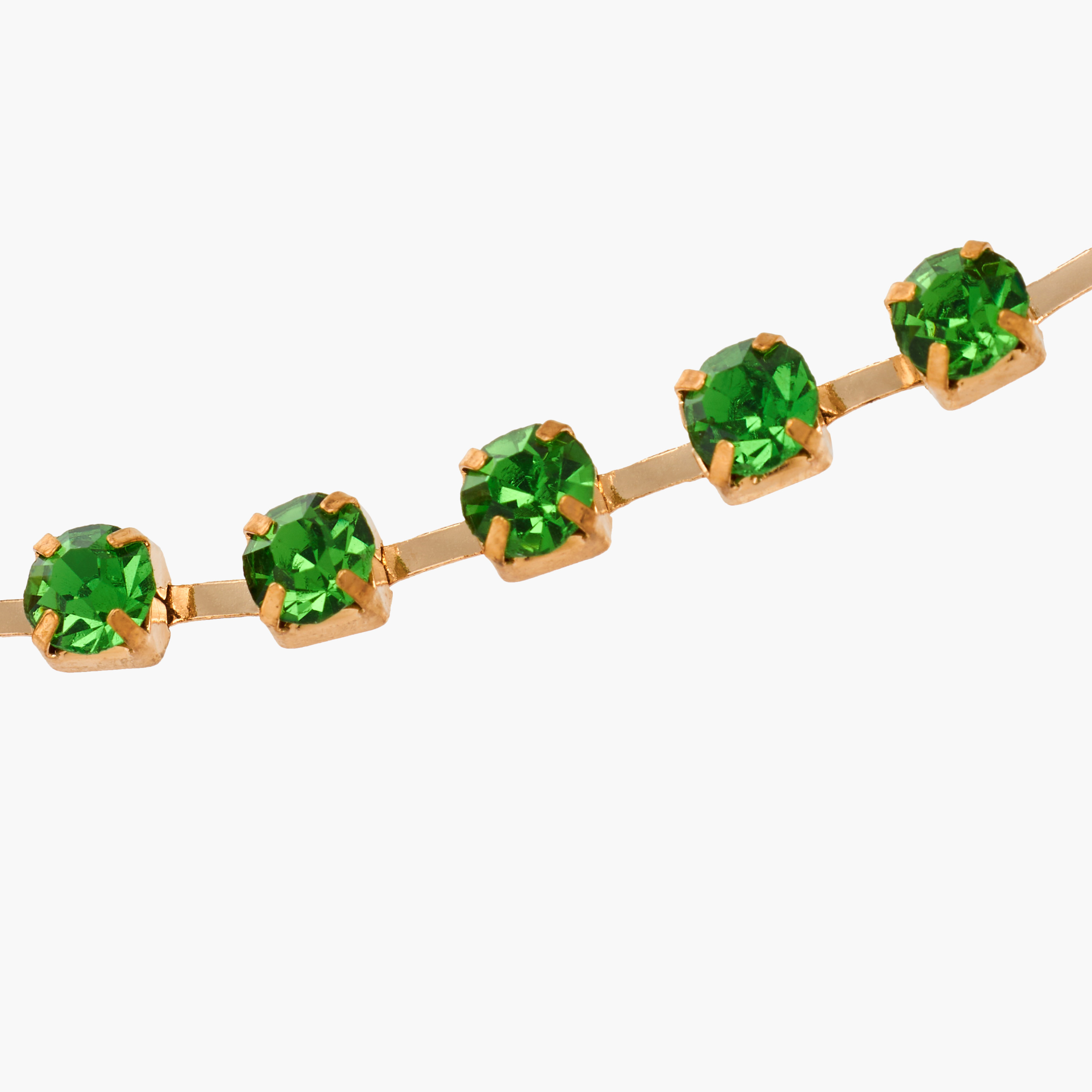 Metal Crystal Embellished Choker Necklace-women-watchesandjewellery-jewellery-necklacesandpendants-image-4