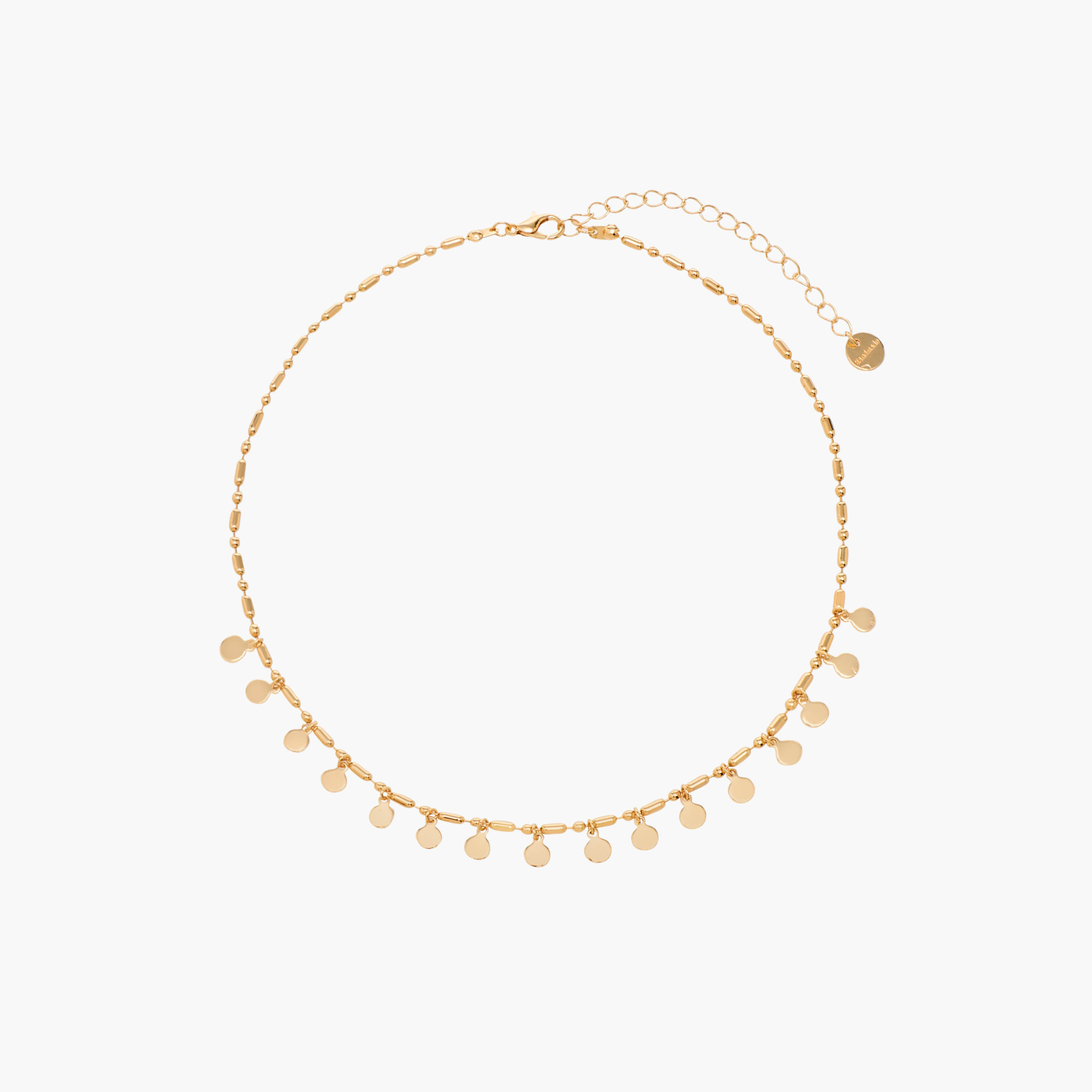 عقد بلون ذهبي ومشبك إغلاق - طقم من 5 قطع-women-watchesandjewellery-jewellery-necklacesandpendants-image-2