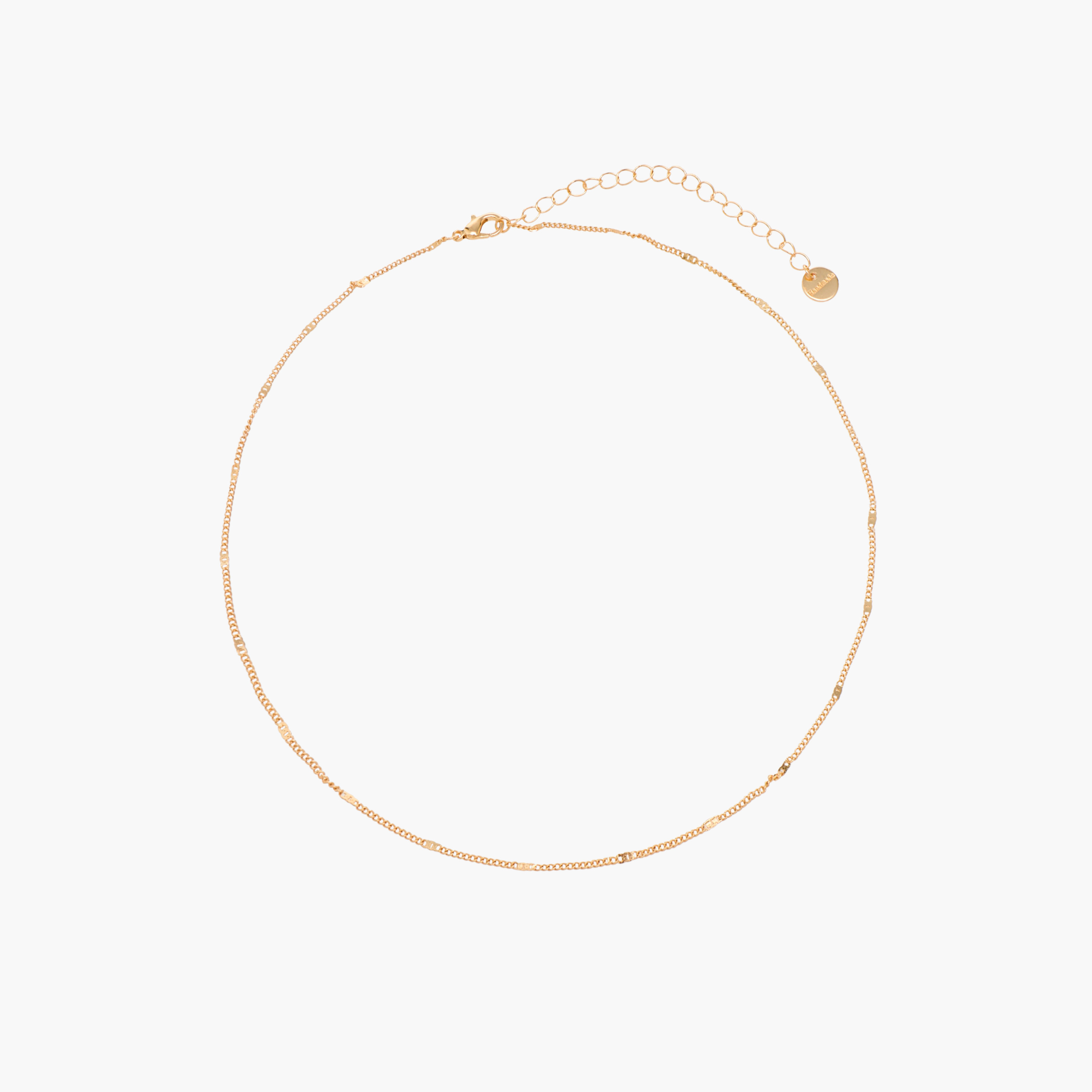 عقد بلون ذهبي ومشبك إغلاق - طقم من 5 قطع-women-watchesandjewellery-jewellery-necklacesandpendants-image-3