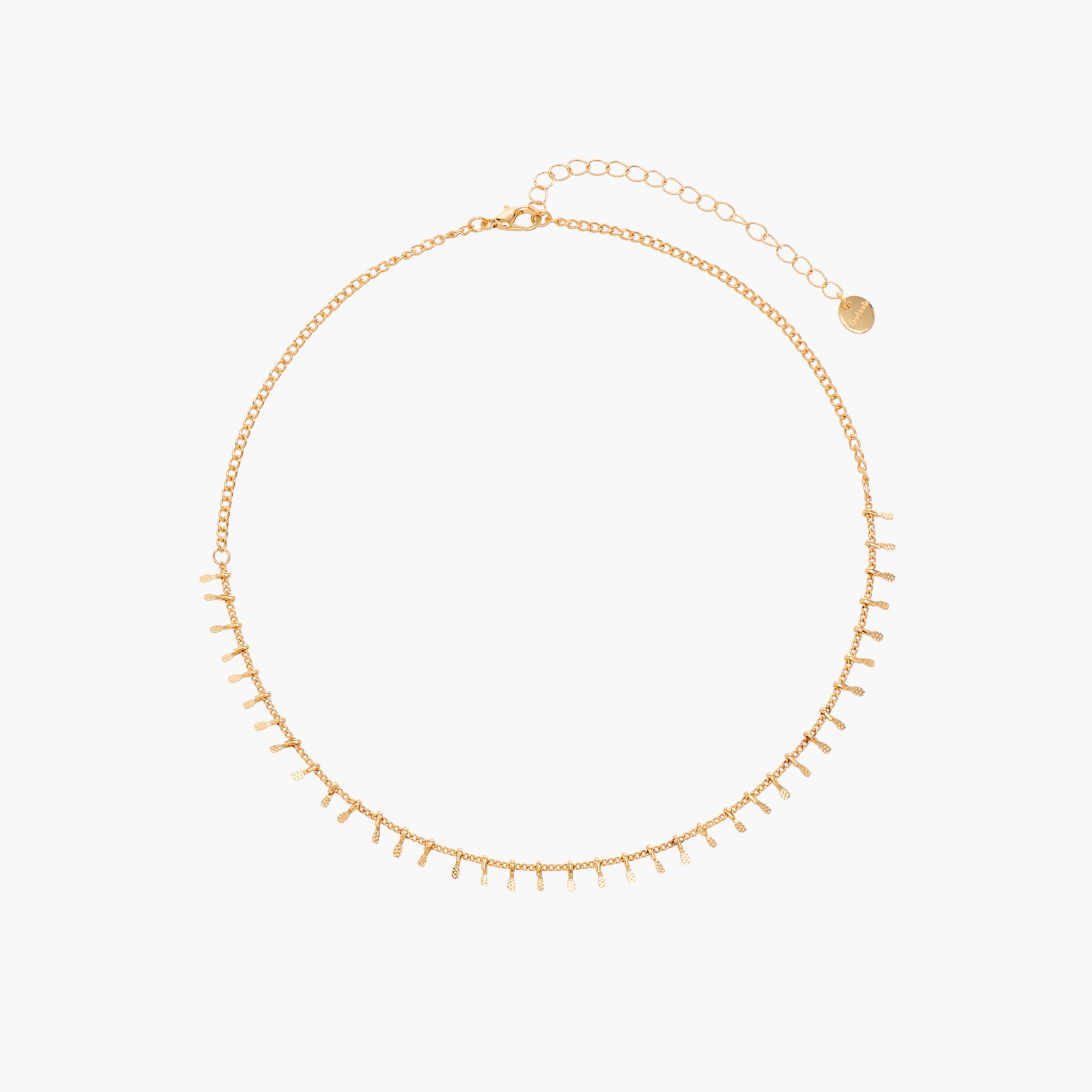 عقد بلون ذهبي ومشبك إغلاق - طقم من 5 قطع-women-watchesandjewellery-jewellery-necklacesandpendants-image-5