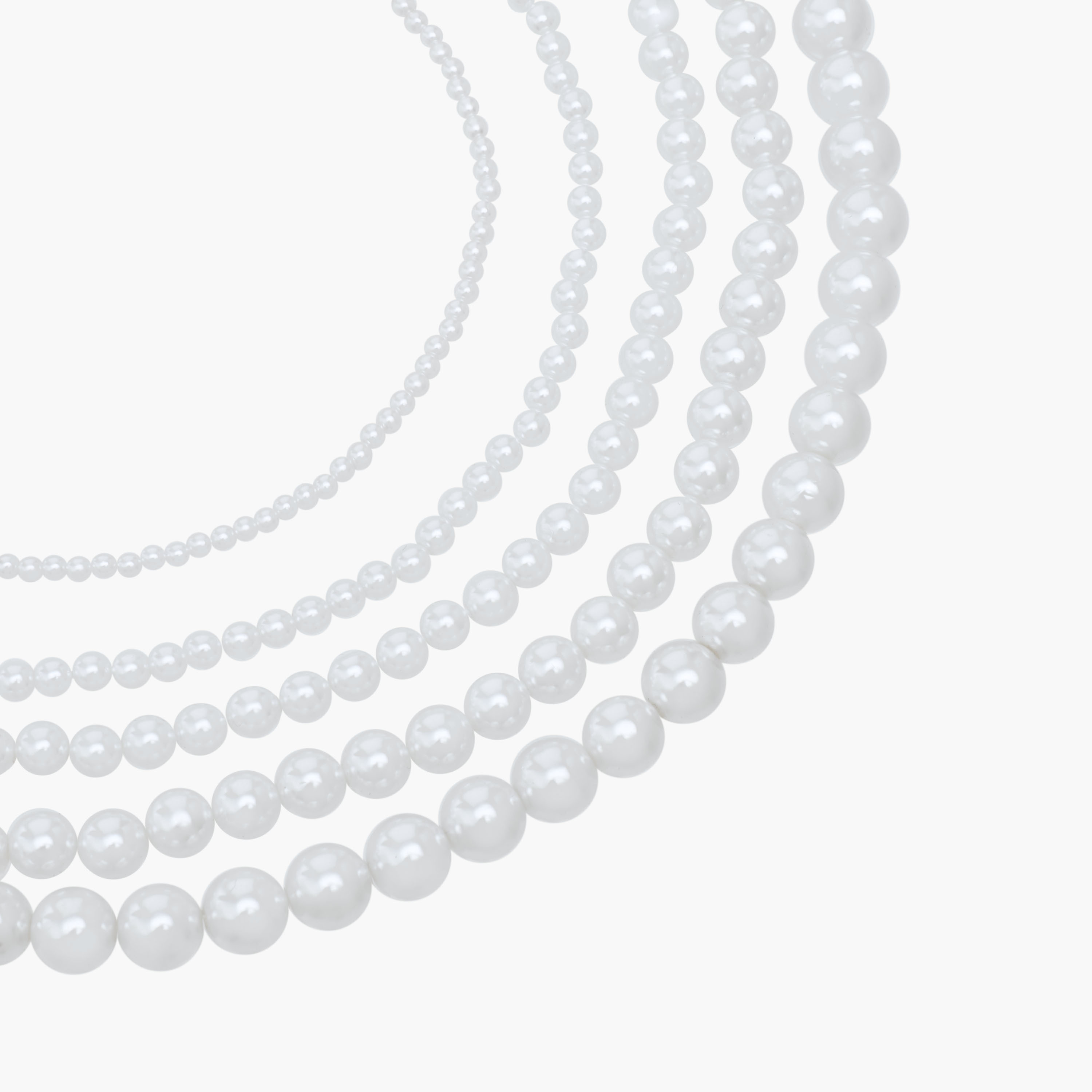 Set of 5 - Pearl Necklace with Lobster Clasp Closure-women-watchesandjewellery-jewellery-necklacesandpendants-image-7