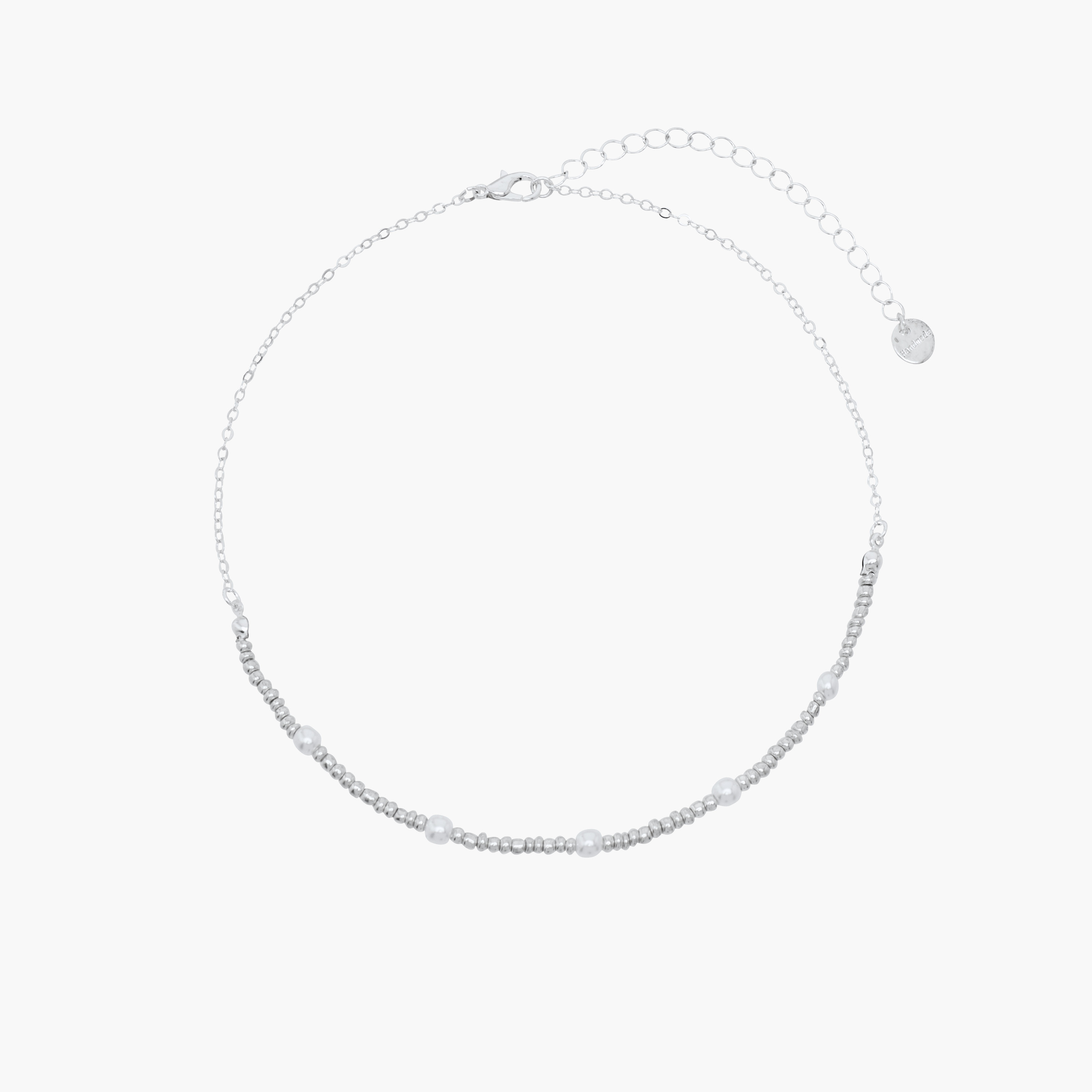 عقد فضي اللون بمشبك إغلاق - طقم من 3 قطع-women-watchesandjewellery-jewellery-necklacesandpendants-image-2