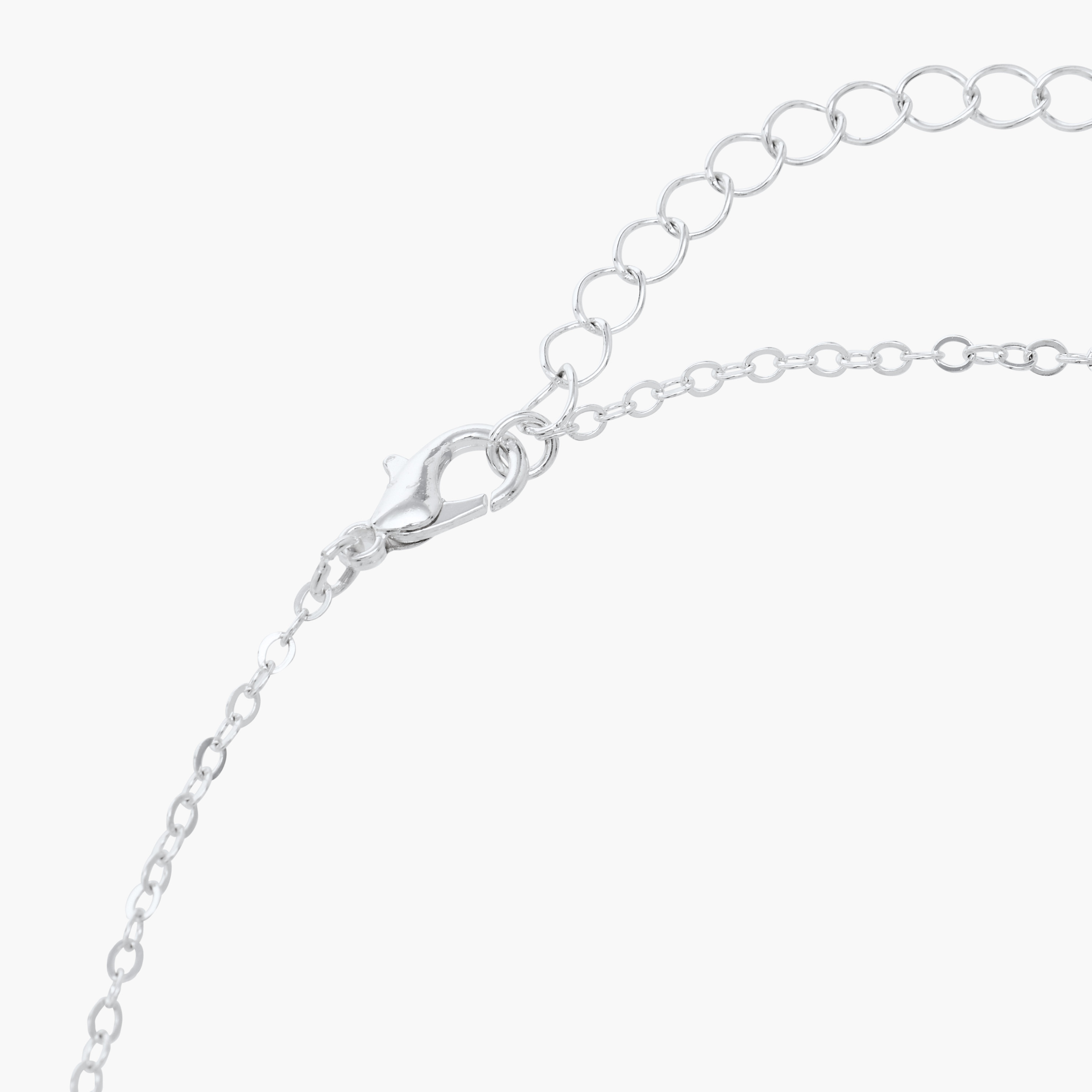 عقد فضي اللون بمشبك إغلاق - طقم من 3 قطع-women-watchesandjewellery-jewellery-necklacesandpendants-image-6
