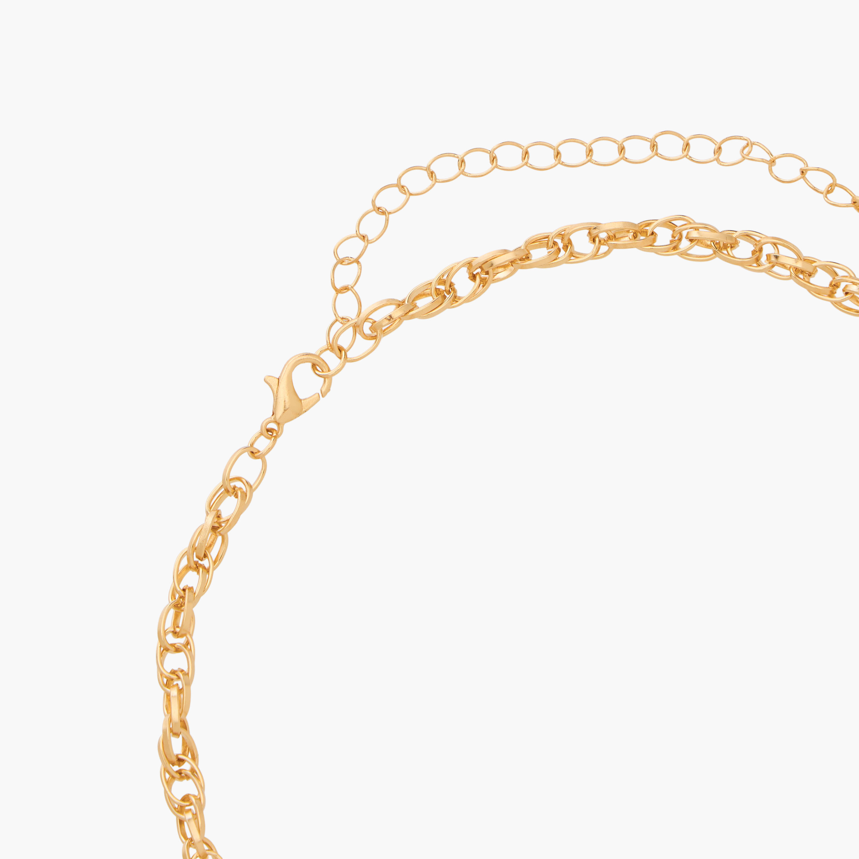 سلسلة معدن - طقم من 4 قطع-women-watchesandjewellery-jewellery-necklacesandpendants-image-7